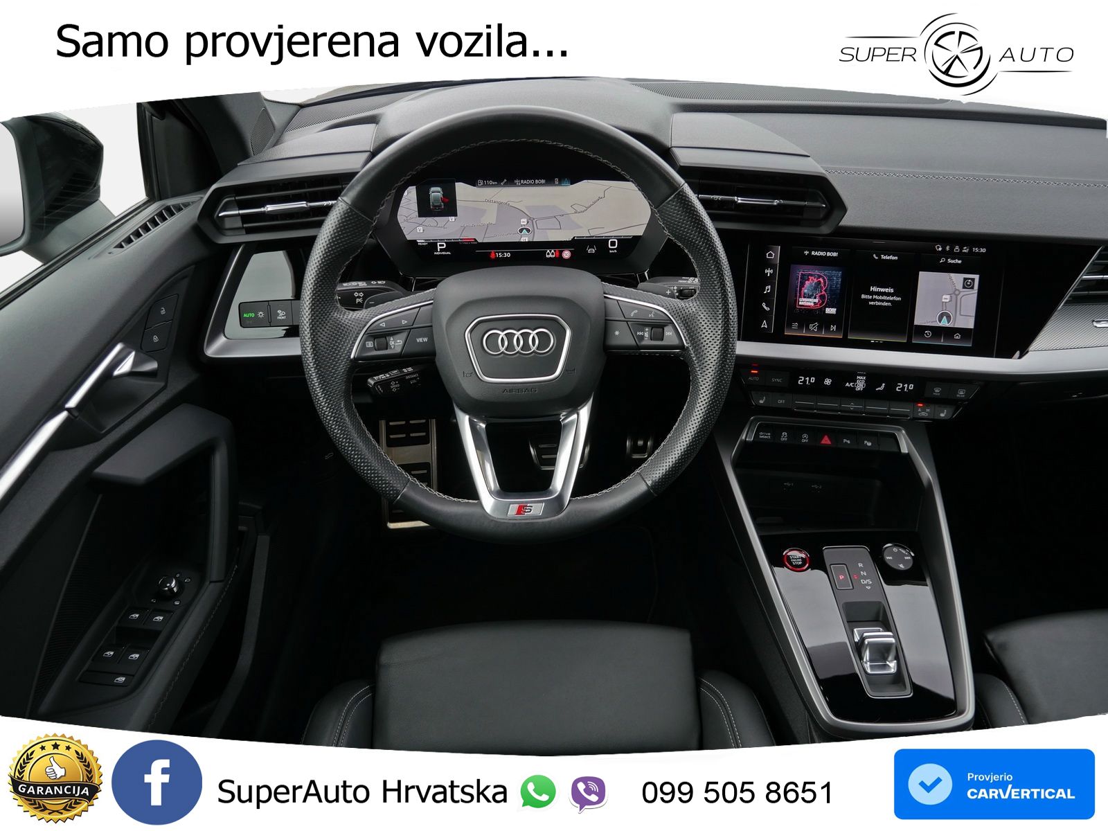 Audi S3 2.0 TFSI (310 KS) quattro S tronic MATRIX+GR SJED+KAM
