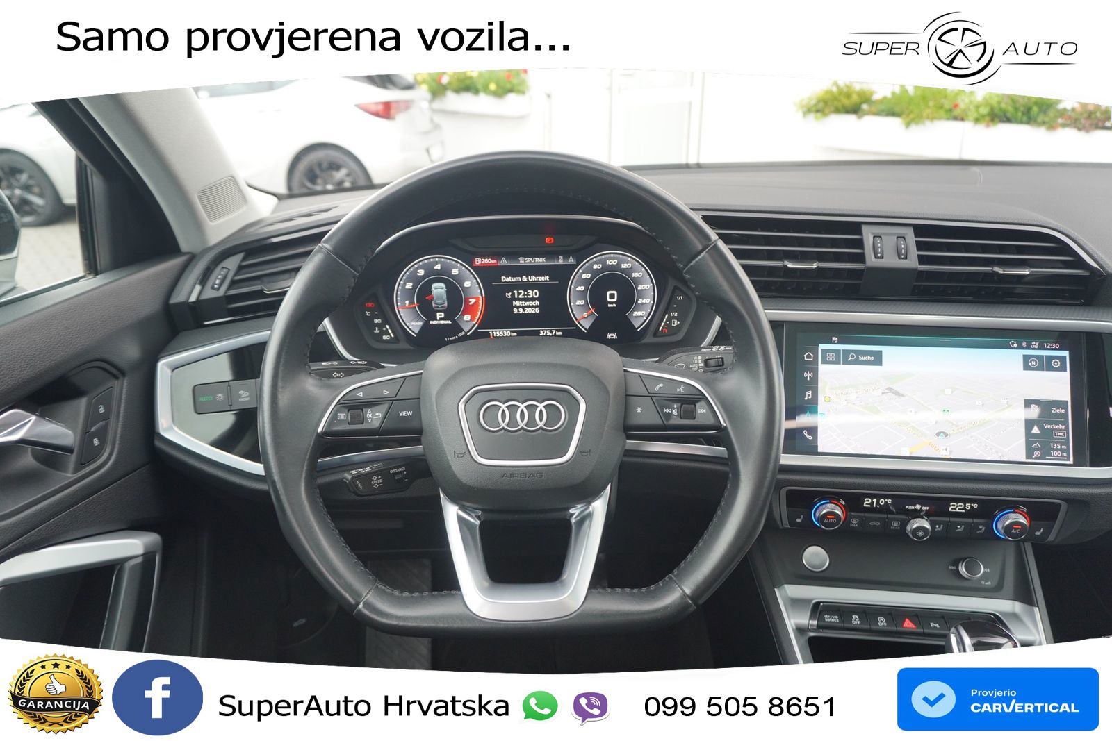 Audi Q3 40 TFSI (190 KS) quattro S tronic LED+GR SJED+ACC