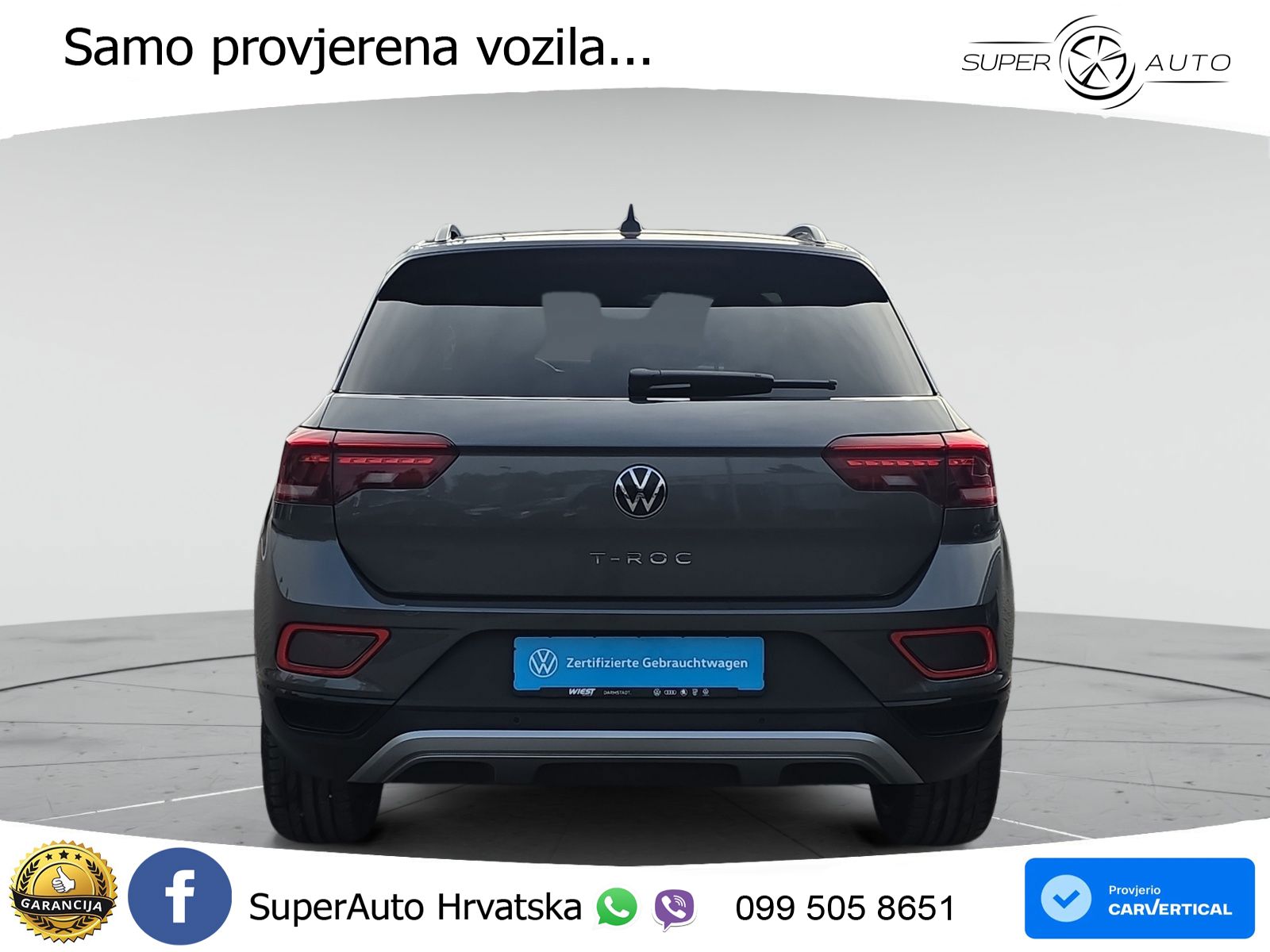 Volkswagen T-Roc 1.5 TSI (150 KS) DSG LED+GR SJED+ACC