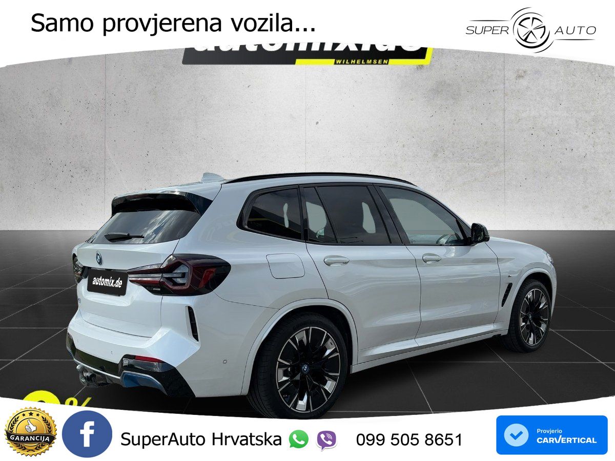 BMW iX3 80 kWh (286 KS) ACC+HEAD+GR SJED+360+PANO