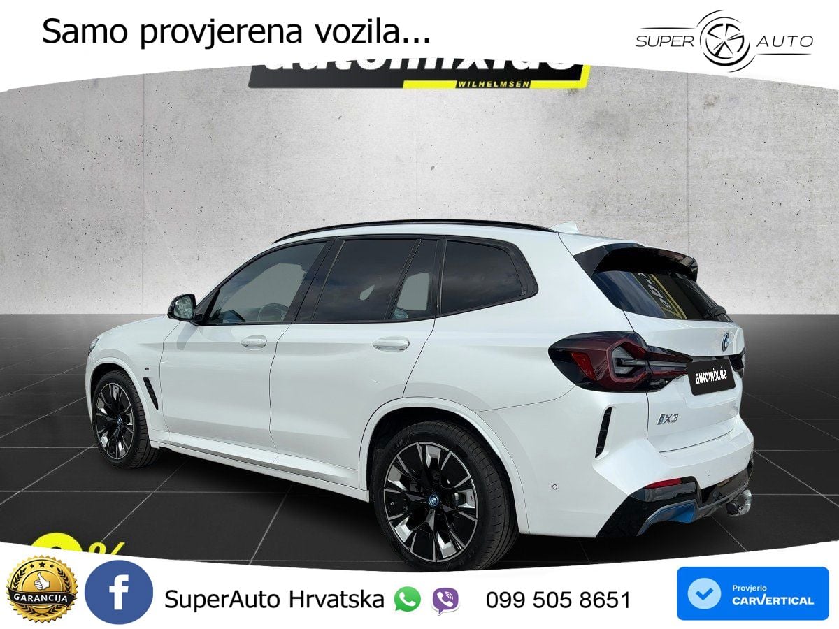 BMW iX3 80 kWh (286 KS) ACC+HEAD+GR SJED+360+PANO