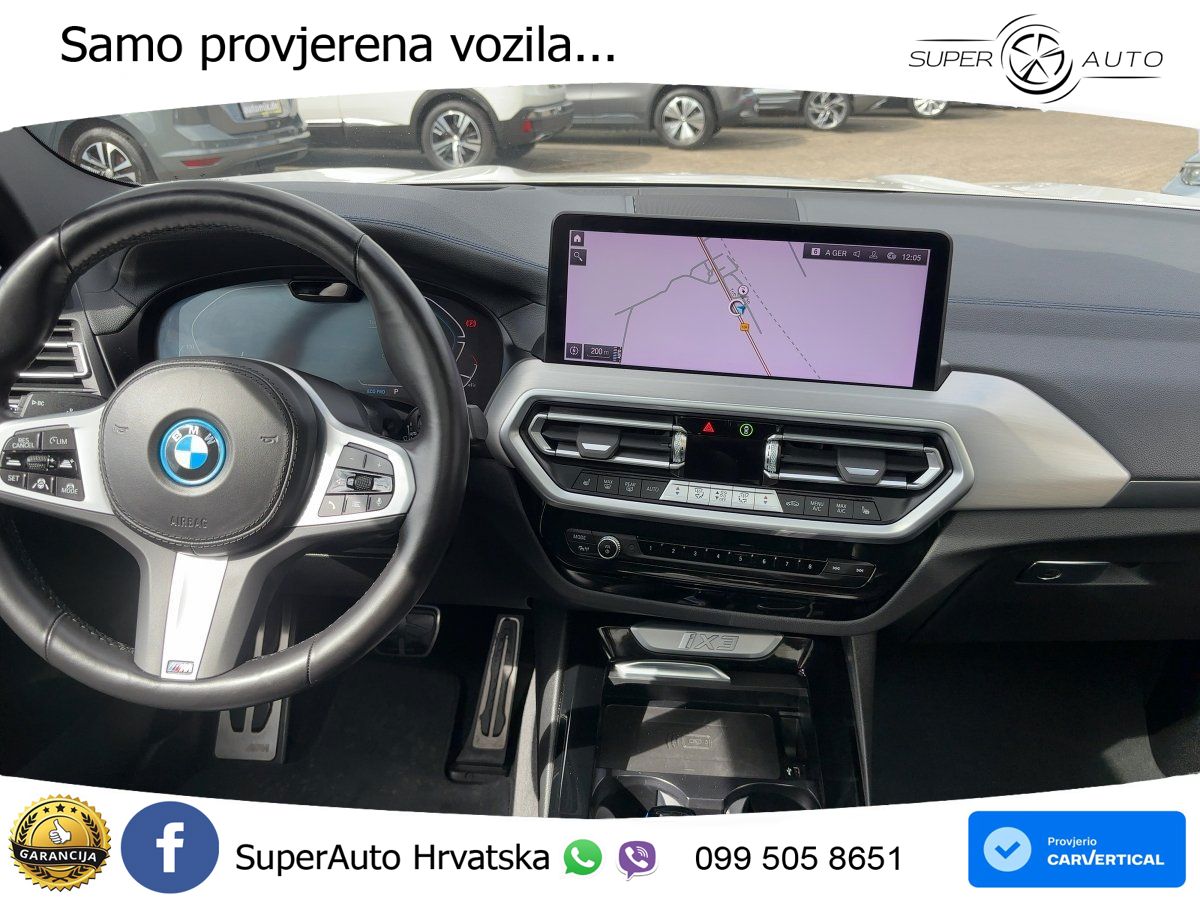 BMW iX3 80 kWh (286 KS) ACC+HEAD+GR SJED+360+PANO
