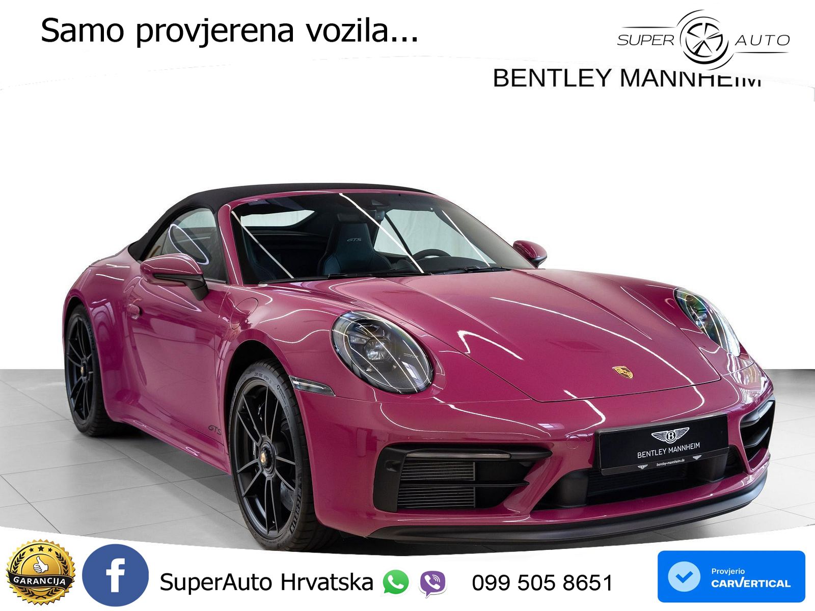 Porsche 911 Carrera GTS Cabriolet 3.0 (480 KS) PDK