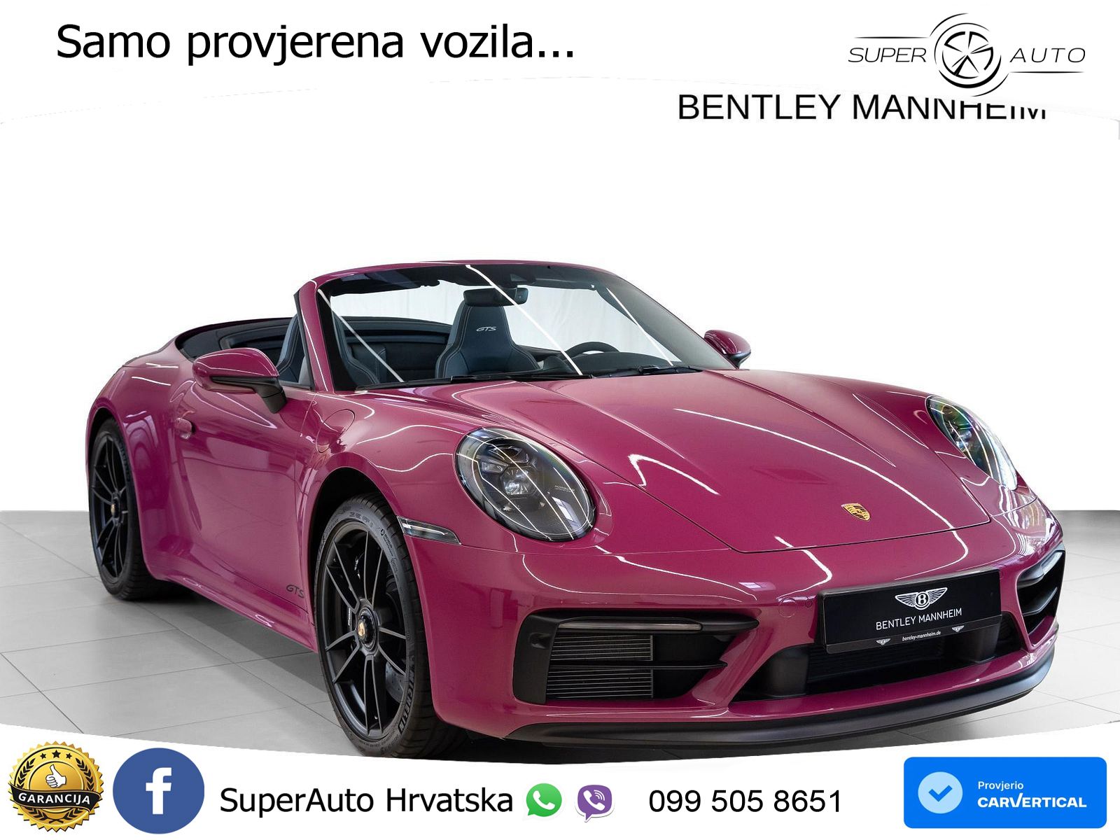 Porsche 911 Carrera GTS Cabriolet 3.0 (480 KS) PDK