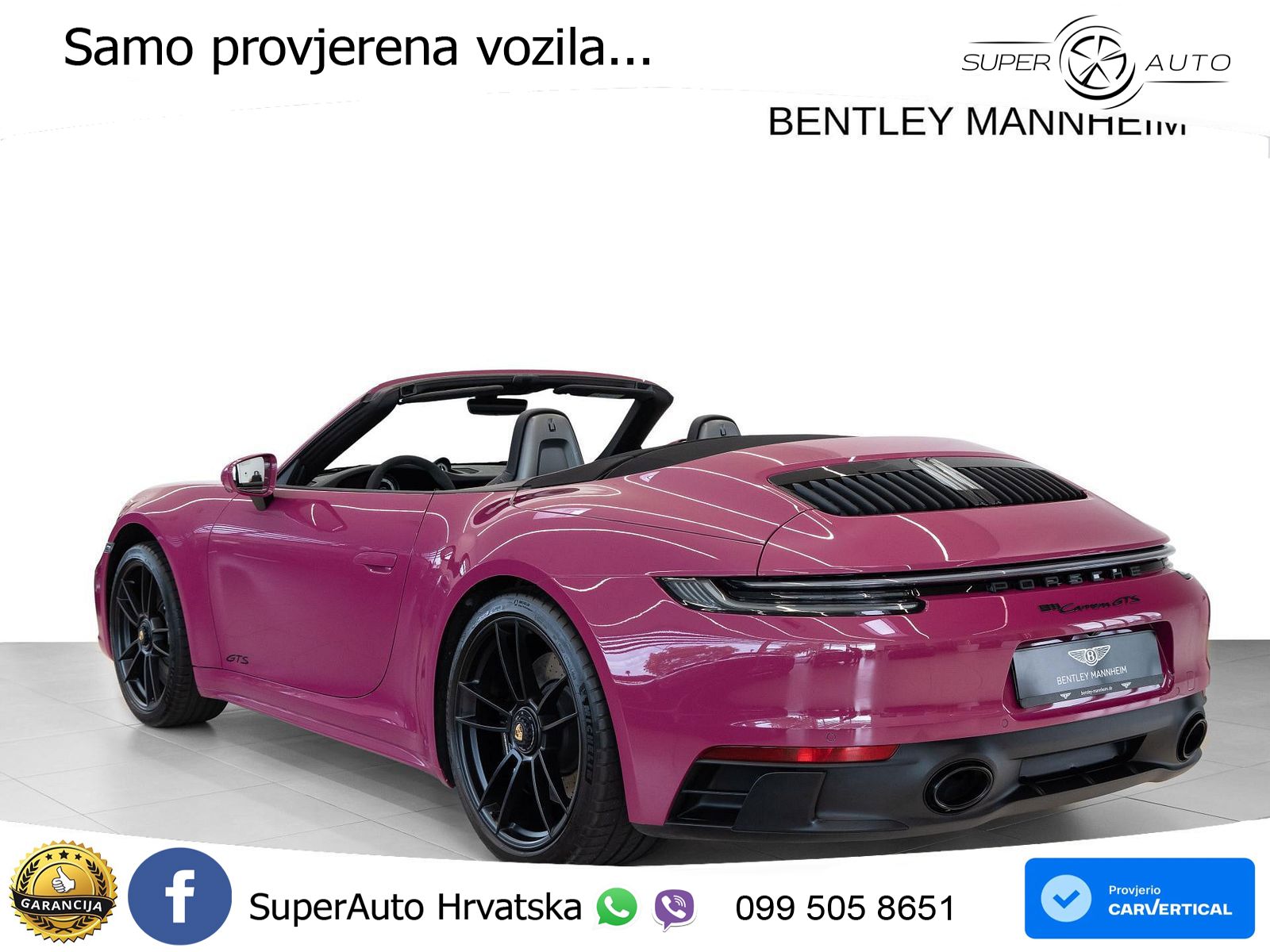 Porsche 911 Carrera GTS Cabriolet 3.0 (480 KS) PDK