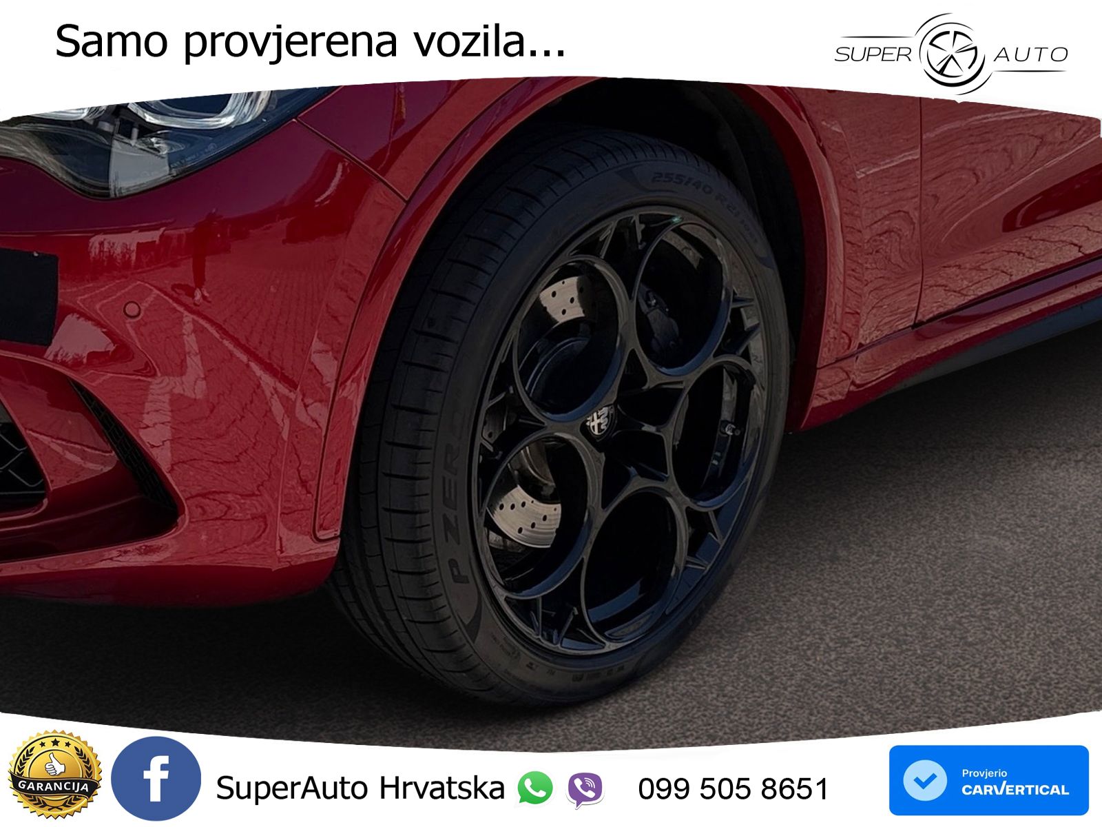 Alfa Romeo Stelvio Quadrifoglio 2.9 V6 Bi-Turbo (520 KS) Q4 Automatic MATRIX+GR SJED+KAM