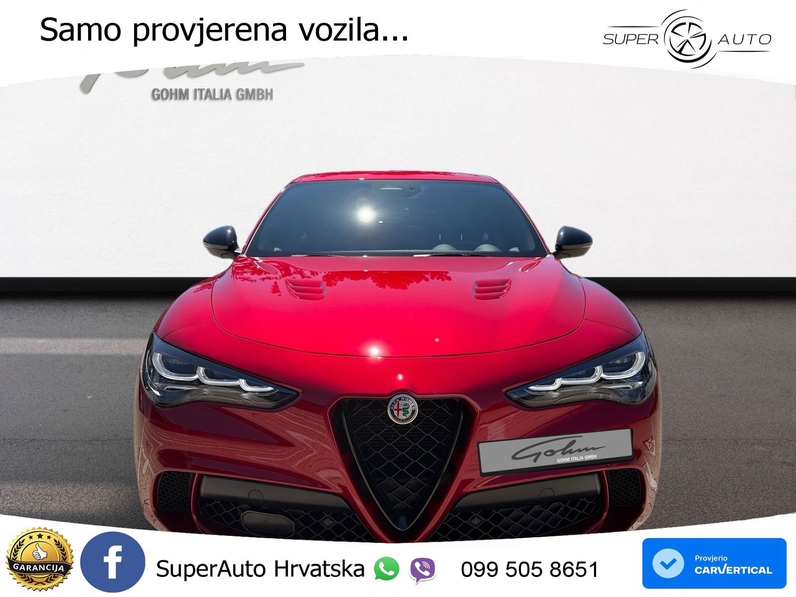 Alfa Romeo Stelvio Quadrifoglio 2.9 V6 Bi-Turbo (520 KS) Q4 Automatic MATRIX+GR SJED+KAM
