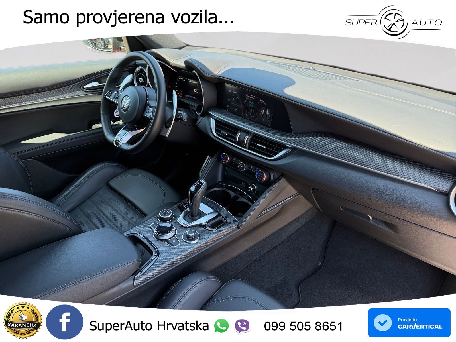 Alfa Romeo Stelvio Quadrifoglio 2.9 V6 Bi-Turbo (520 KS) Q4 Automatic MATRIX+GR SJED+KAM