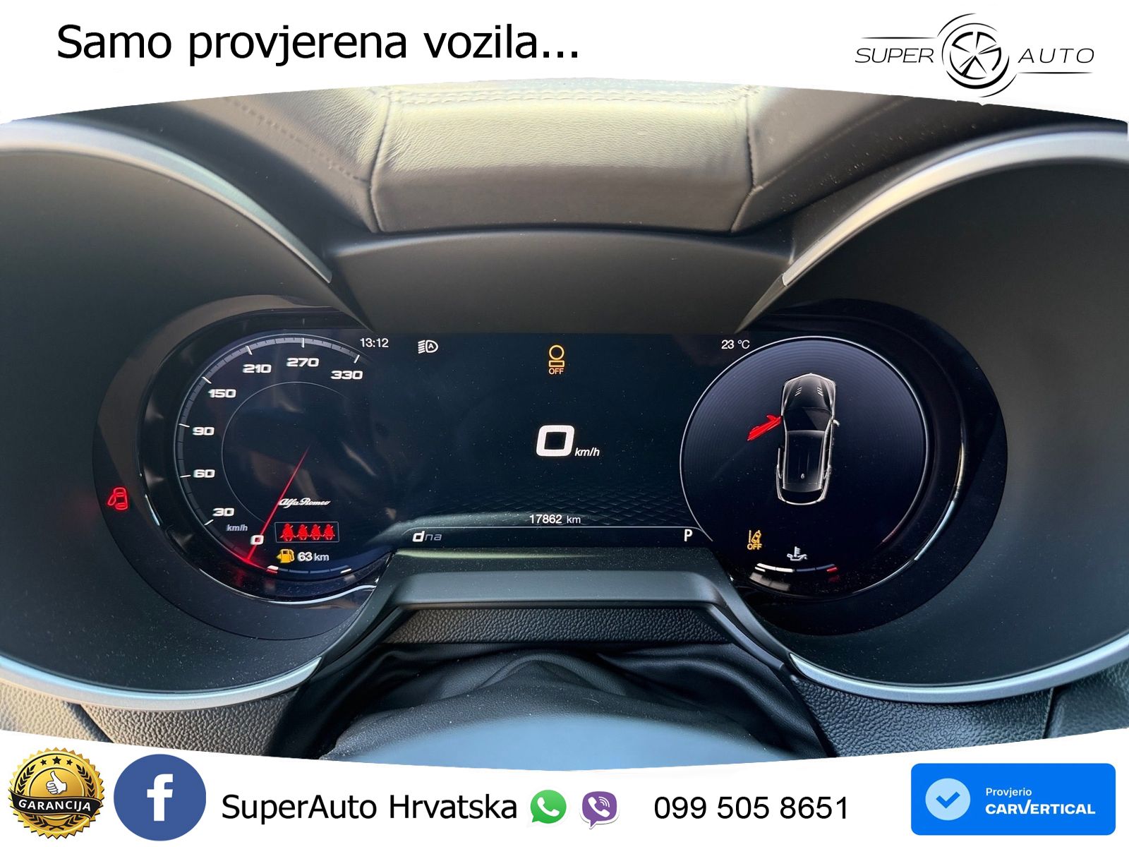 Alfa Romeo Stelvio Quadrifoglio 2.9 V6 Bi-Turbo (520 KS) Q4 Automatic MATRIX+GR SJED+KAM