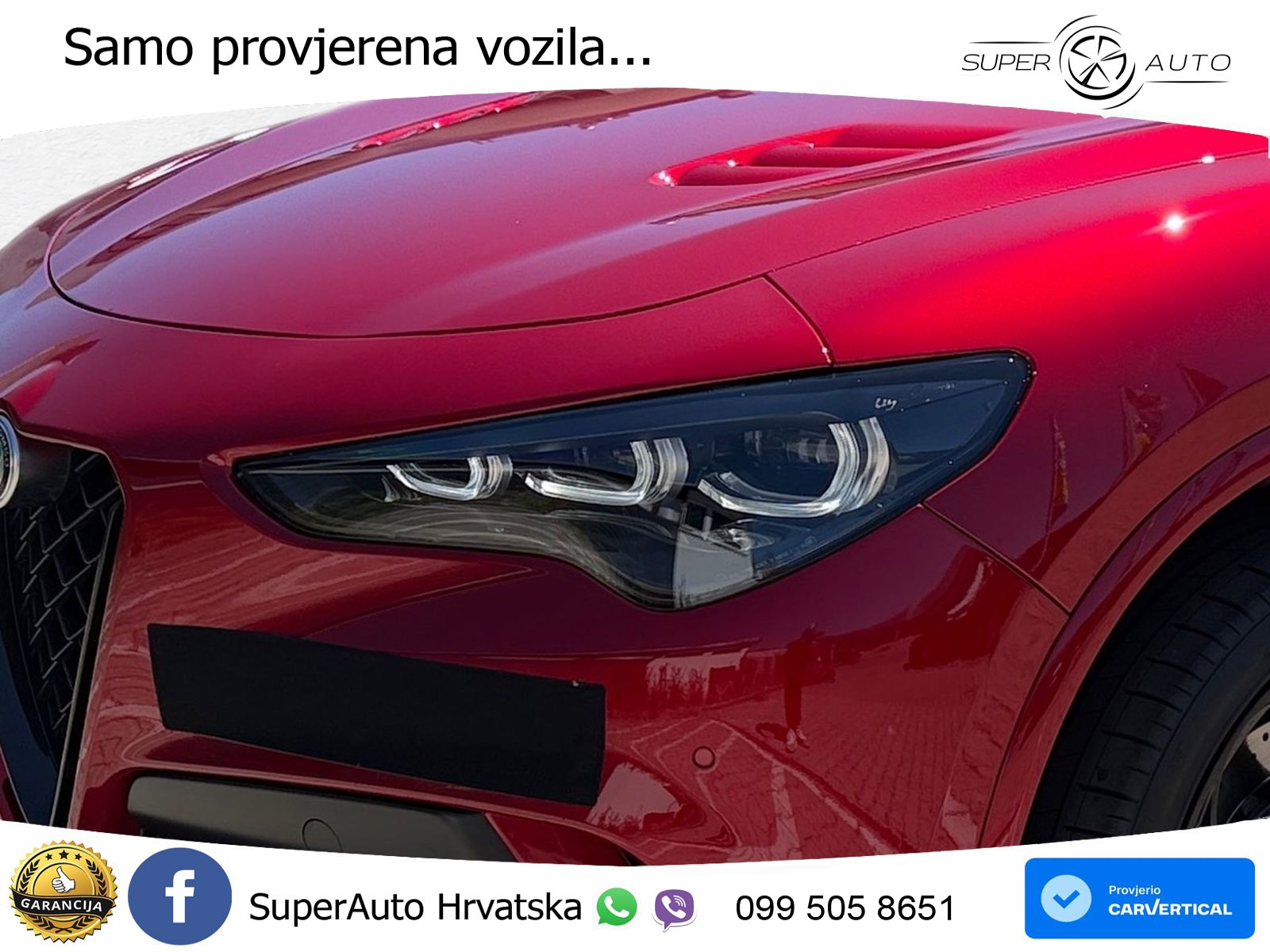 Alfa Romeo Stelvio Quadrifoglio 2.9 V6 Bi-Turbo (520 KS) Q4 Automatic MATRIX+GR SJED+KAM