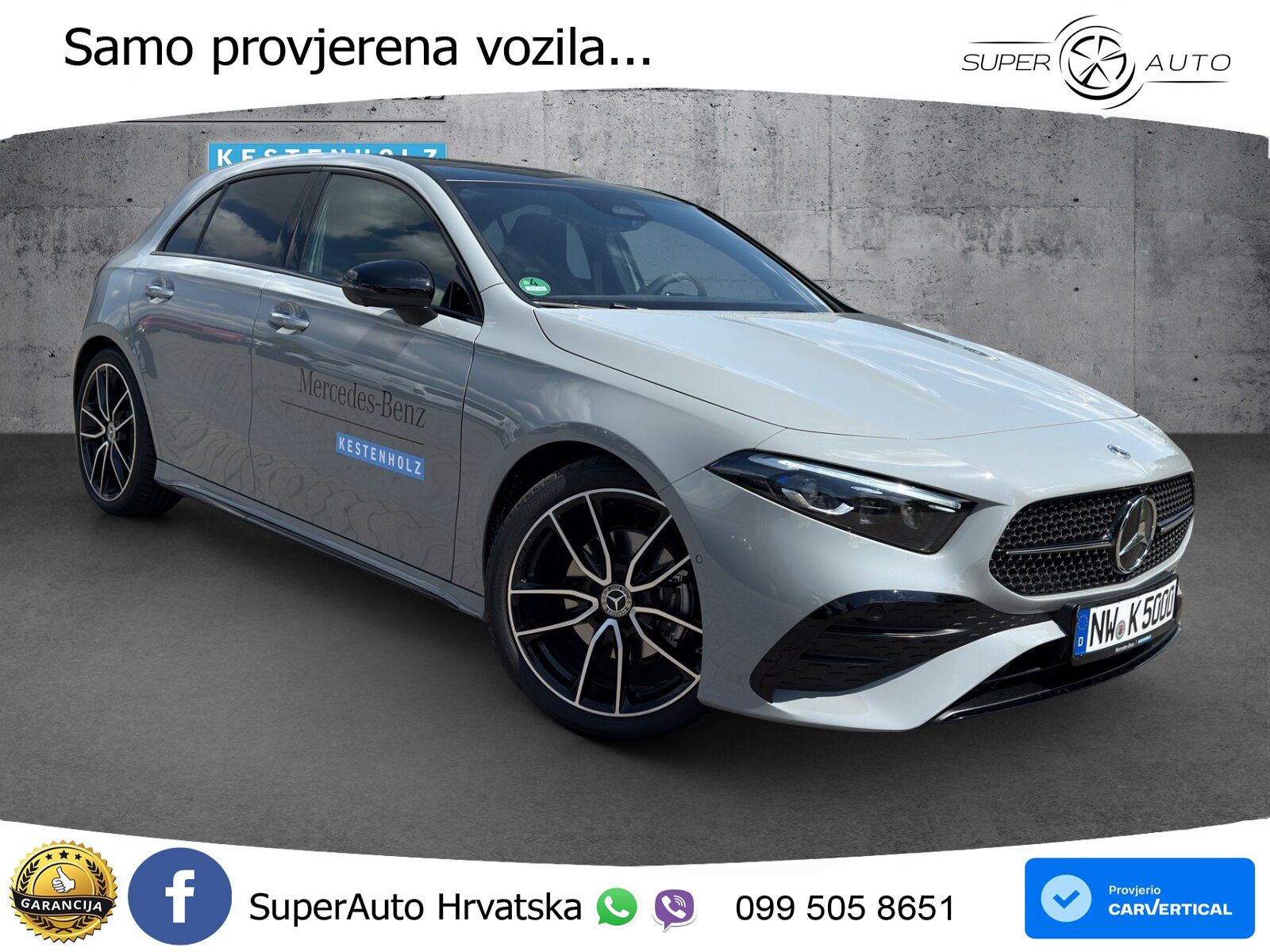 Mercedes-Benz A 200d 8G-DCT AMG ACC+GR SJED+360+PANO