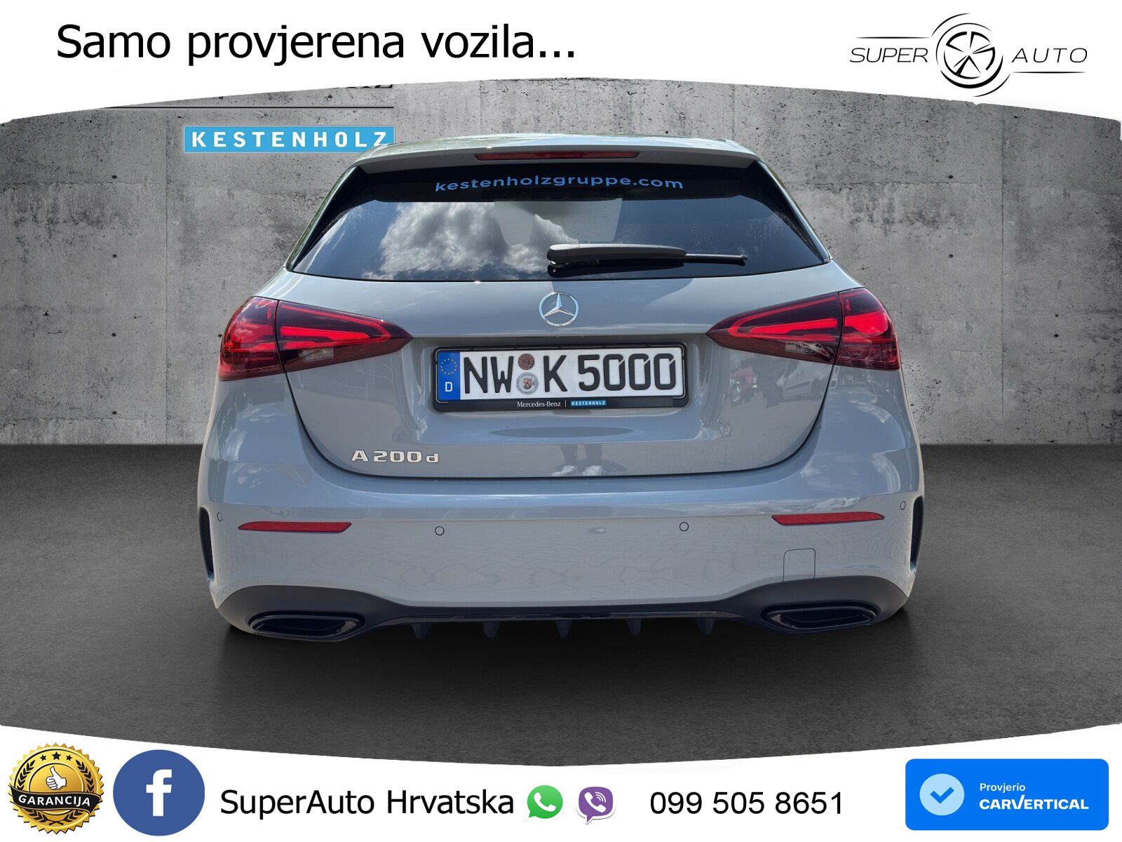Mercedes-Benz A 200d 8G-DCT AMG ACC+GR SJED+360+PANO