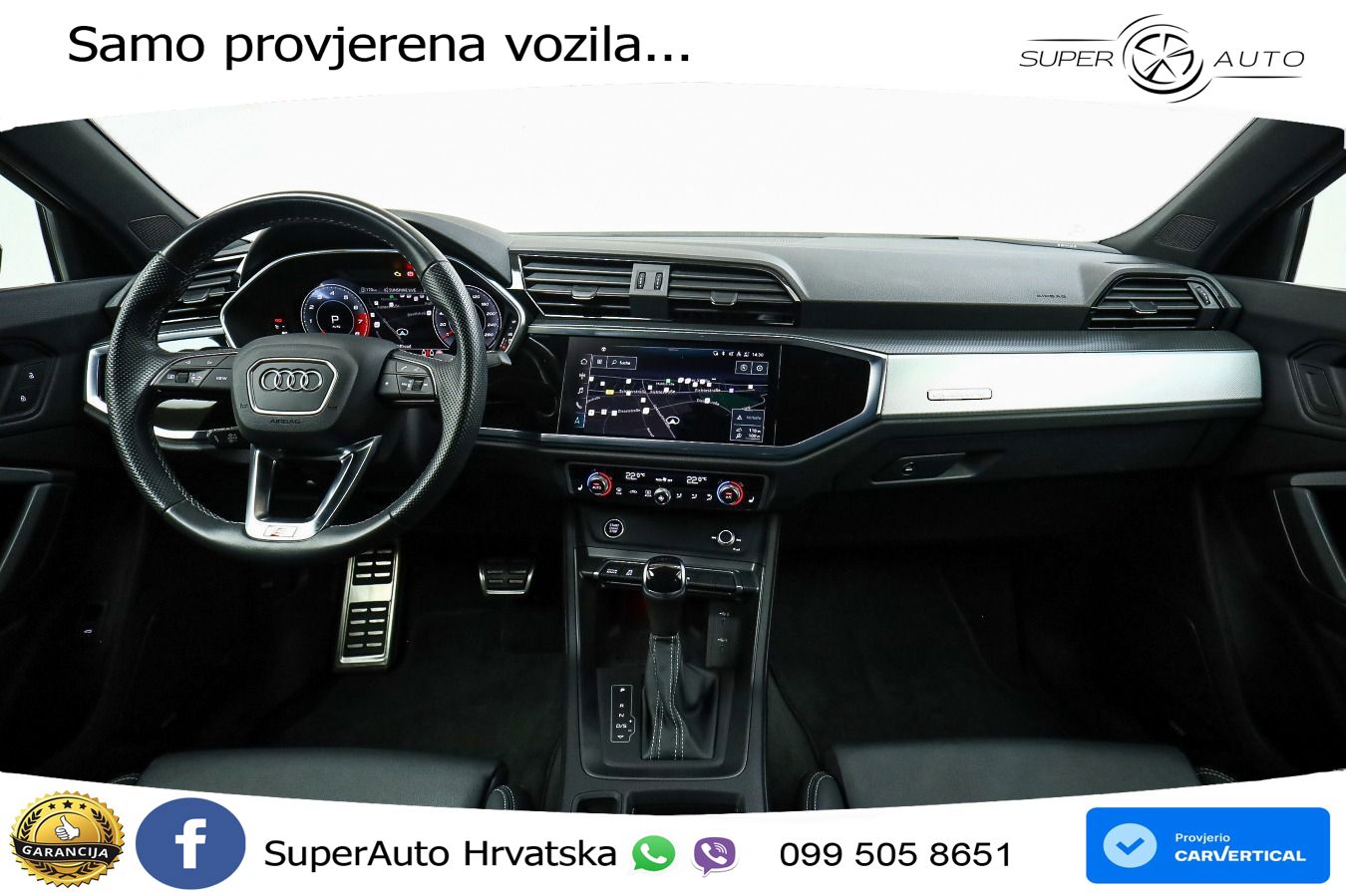 Audi Q3 II Sportback 45 TFSI (245 KS) quattro S tronic S line MATRIX+GR SJED+KAM
