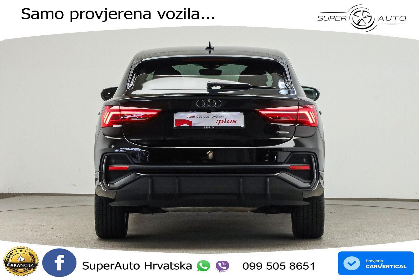 Audi Q3 II Sportback 45 TFSI (245 KS) quattro S tronic S line MATRIX+GR SJED+KAM
