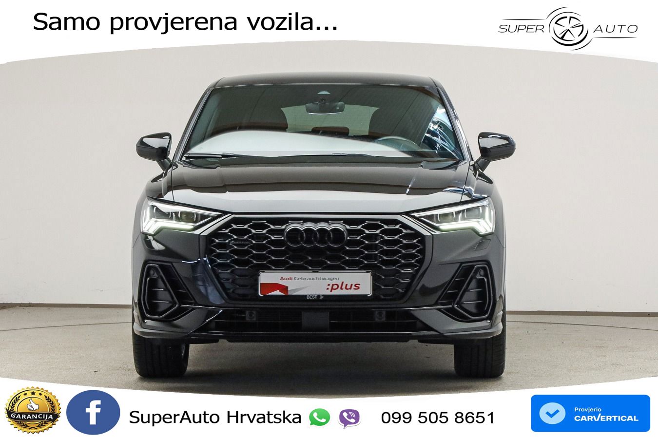 Audi Q3 II Sportback 45 TFSI (245 KS) quattro S tronic S line MATRIX+GR SJED+KAM