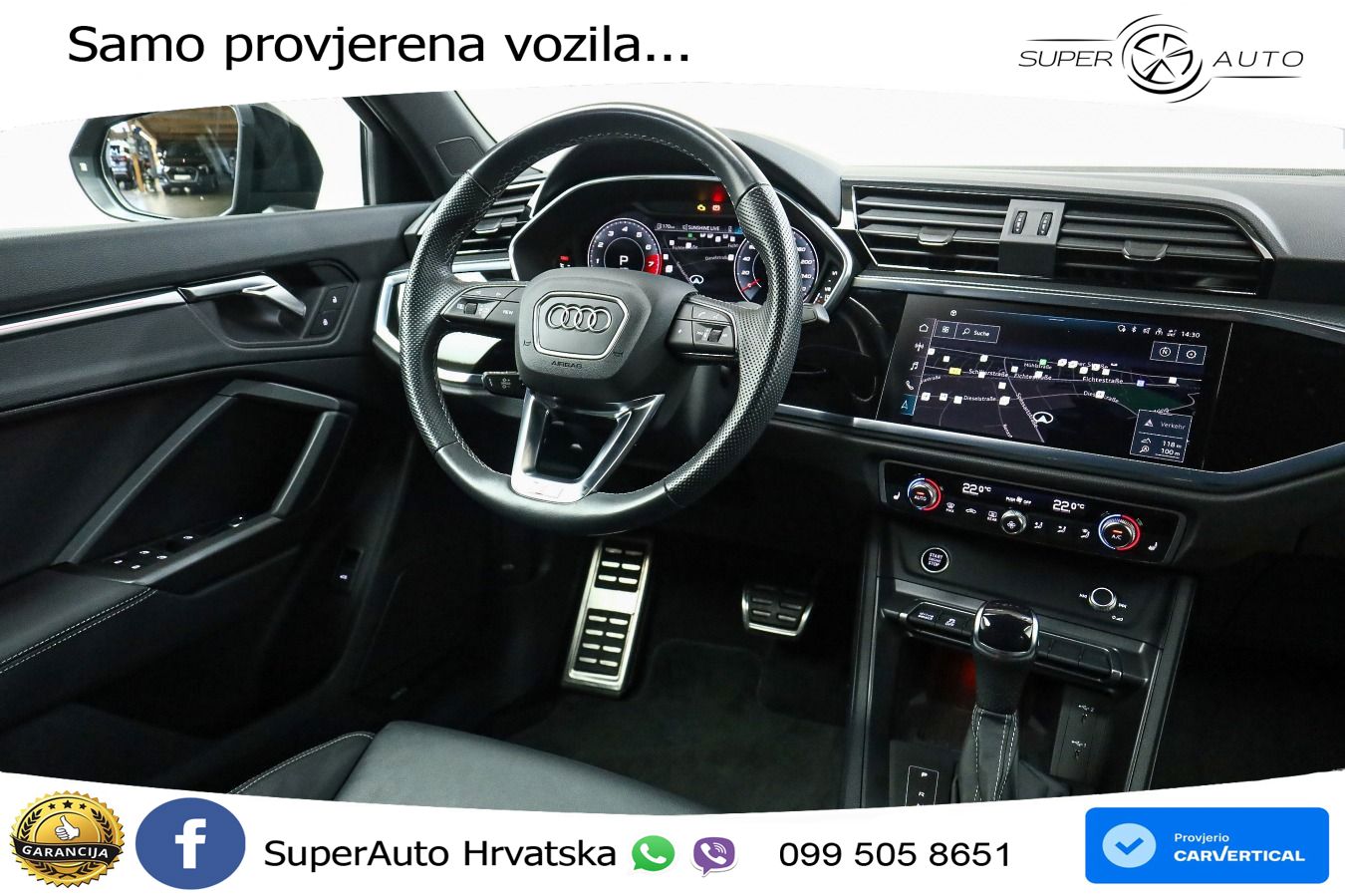 Audi Q3 II Sportback 45 TFSI (245 KS) quattro S tronic S line MATRIX+GR SJED+KAM