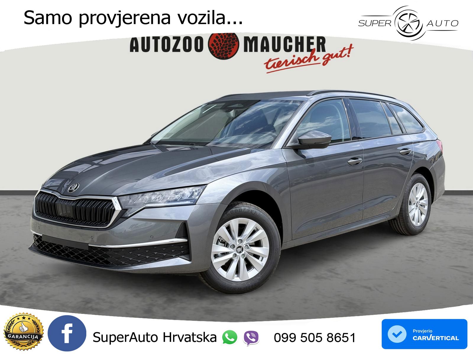 Škoda Octavia Combi 2.0 TDI (150 KS) DSG LED+GR SJED+ACC