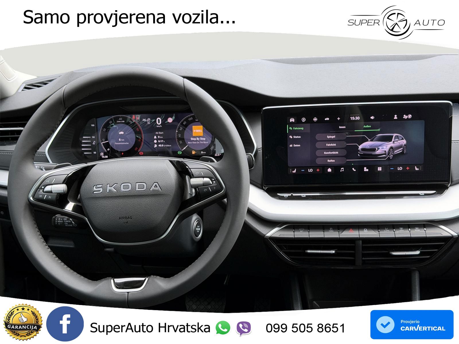 Škoda Octavia Combi 2.0 TDI (150 KS) DSG LED+GR SJED+ACC