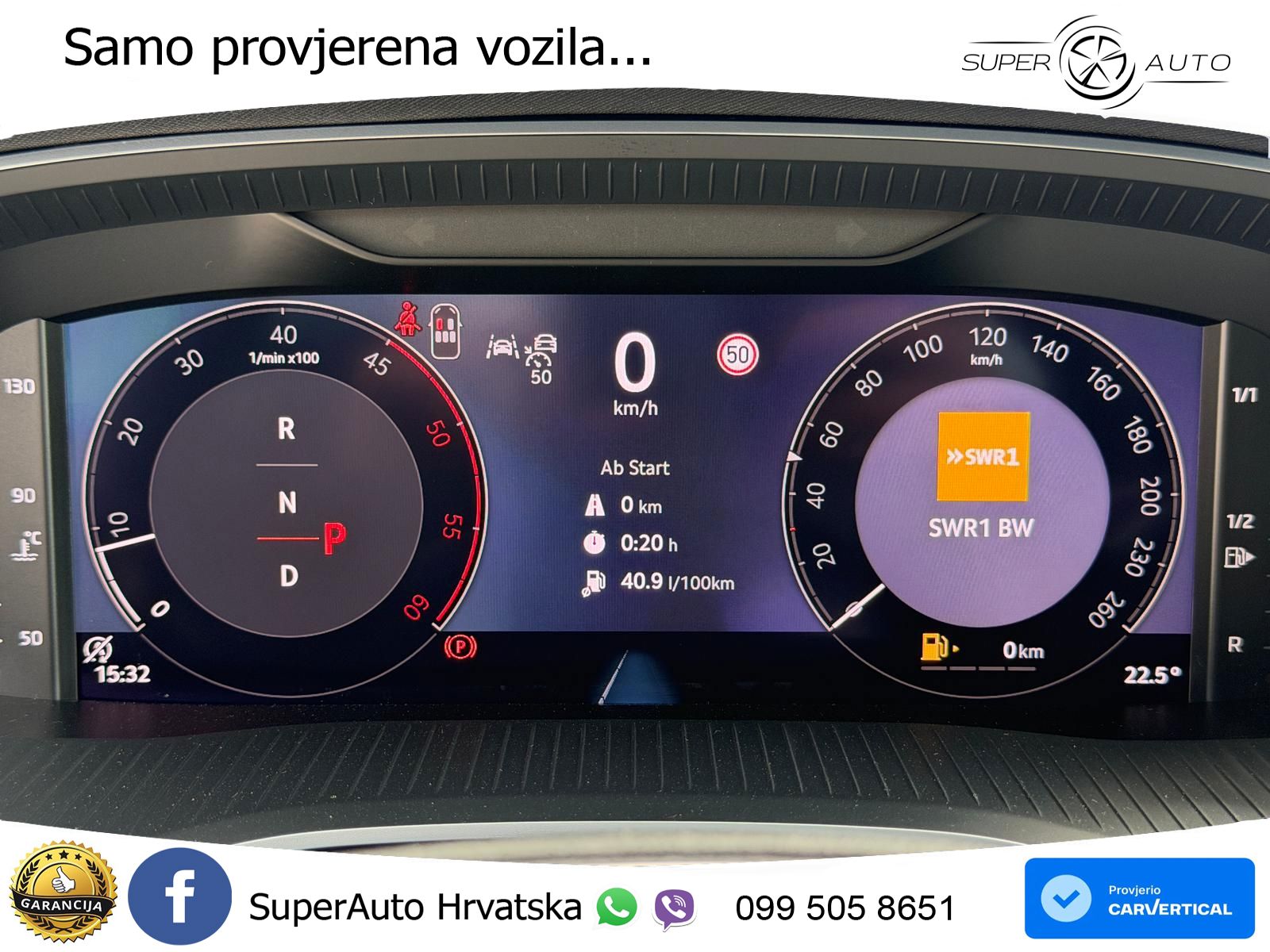 Škoda Octavia Combi 2.0 TDI (150 KS) DSG LED+GR SJED+ACC