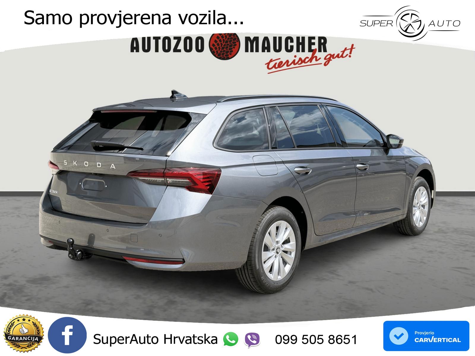 Škoda Octavia Combi 2.0 TDI (150 KS) DSG LED+GR SJED+ACC