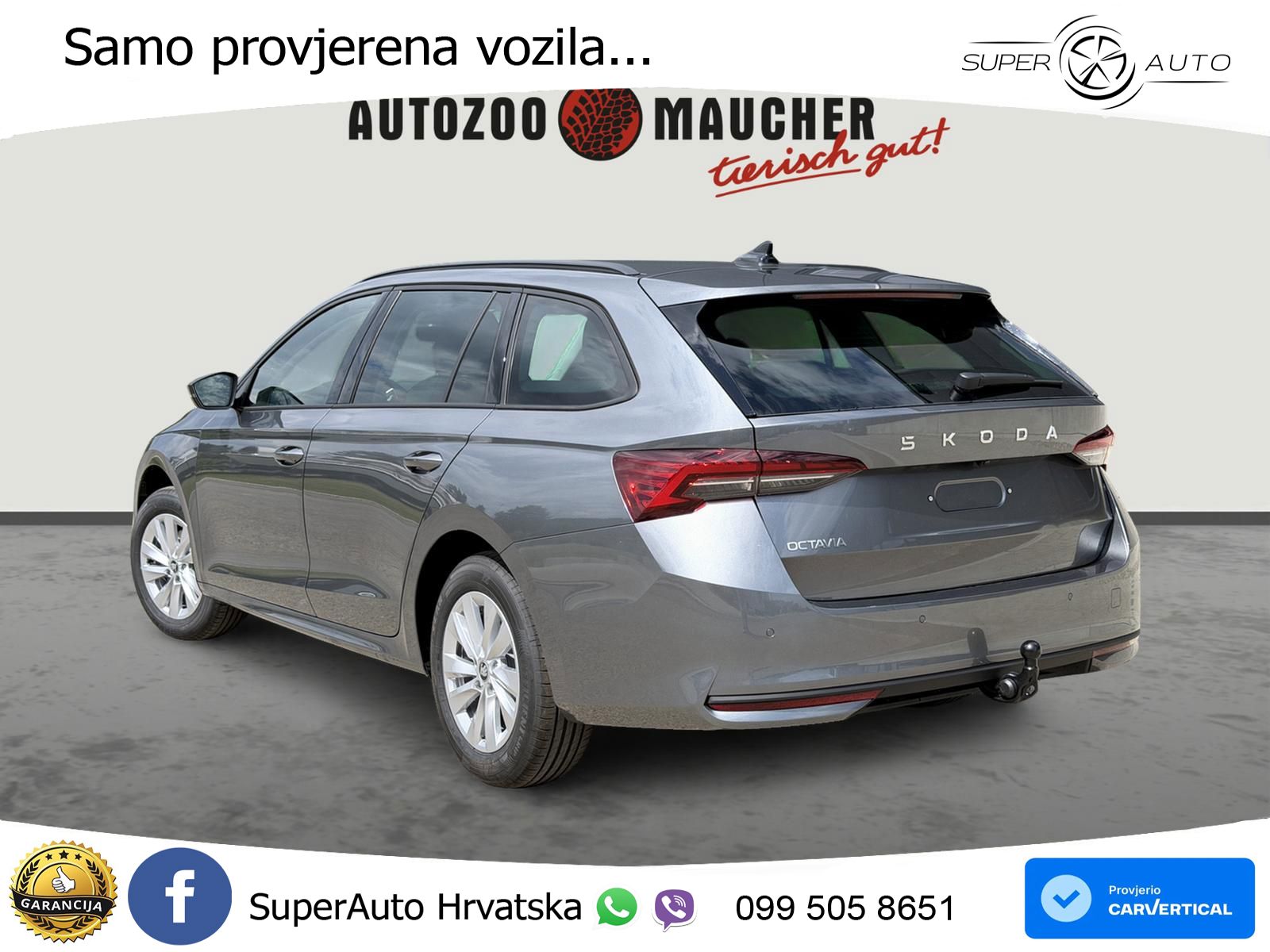 Škoda Octavia Combi 2.0 TDI (150 KS) DSG LED+GR SJED+ACC