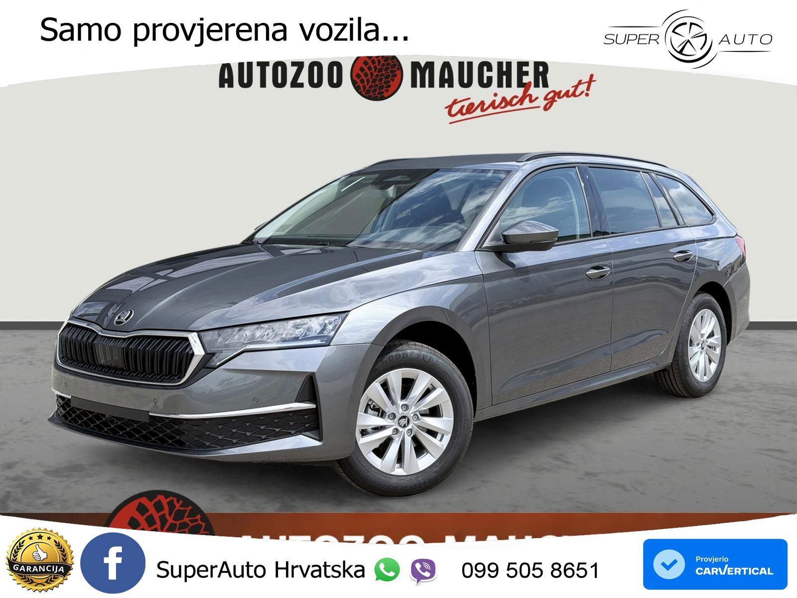 Škoda Octavia Combi 2.0 TDI (150 KS) DSG LED+GR SJED+ACC