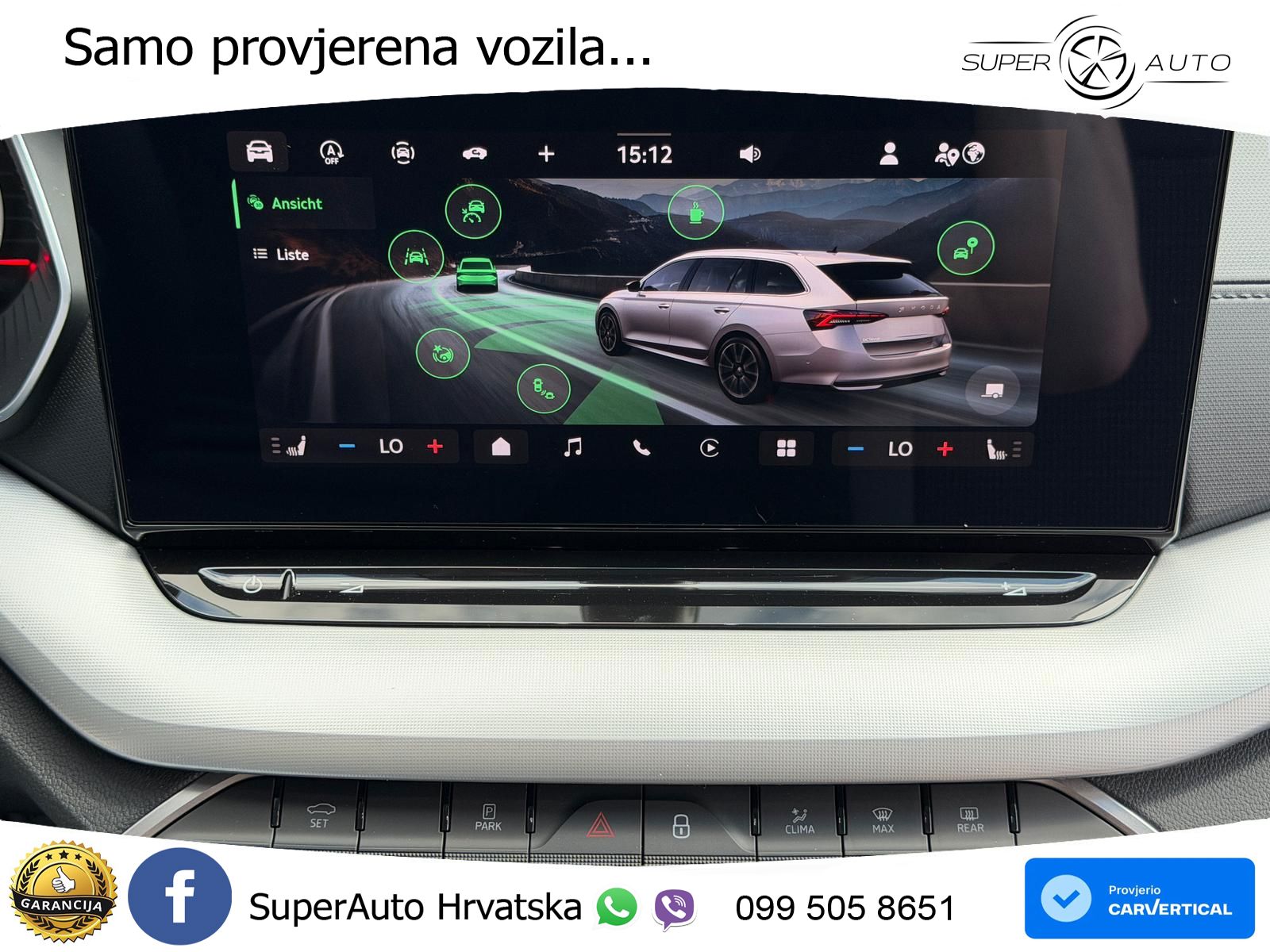 Škoda Octavia Combi 2.0 TDI (150 KS) DSG LED+GR SJED+ACC
