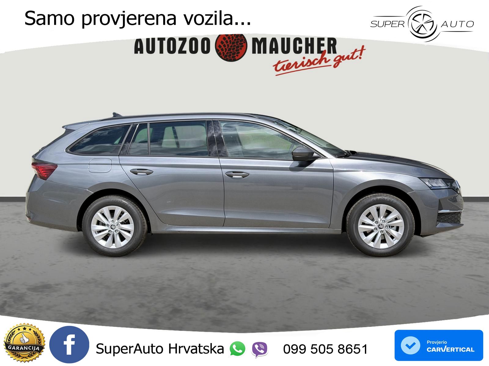 Škoda Octavia Combi 2.0 TDI (150 KS) DSG LED+GR SJED+ACC