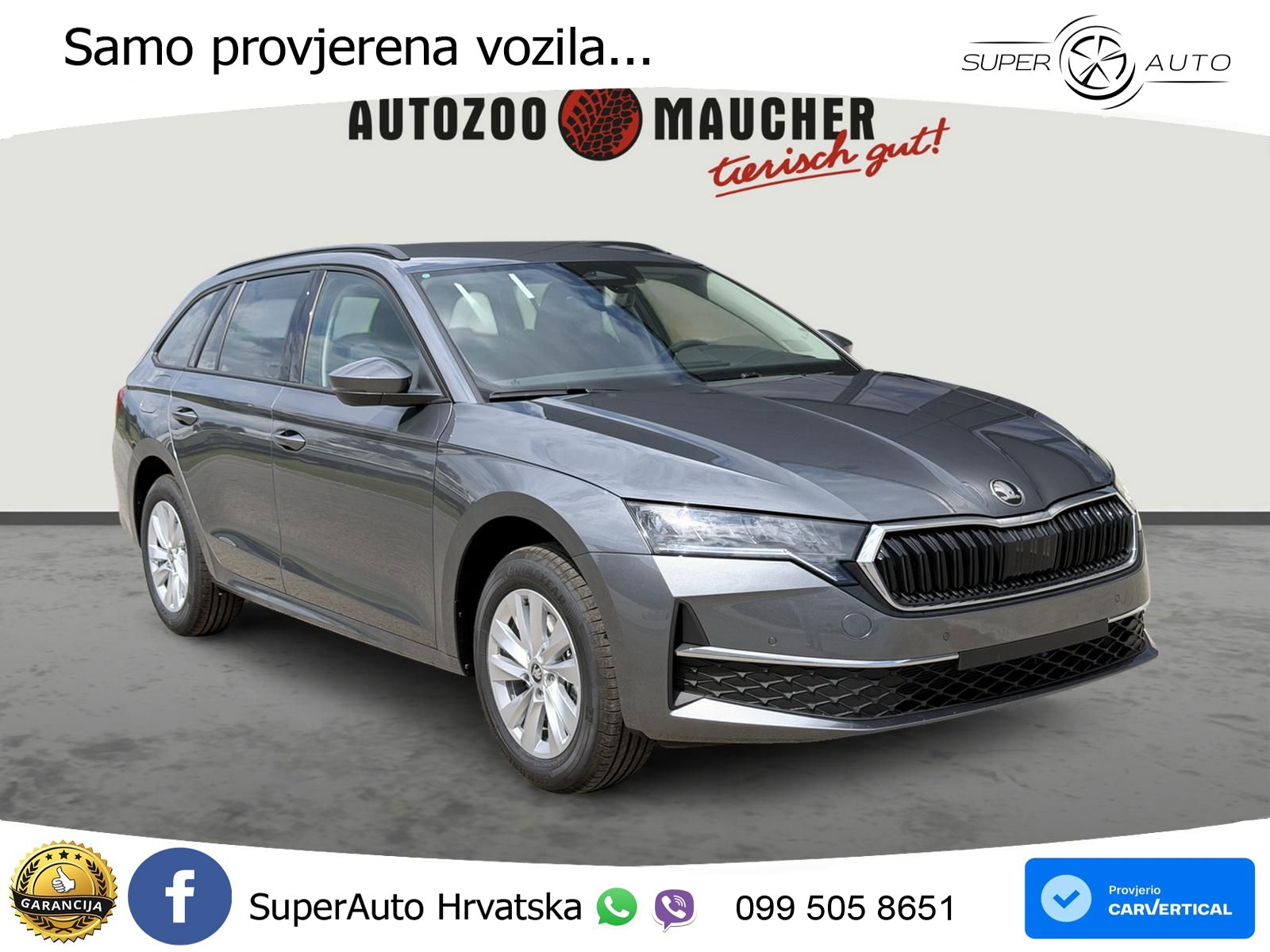 Škoda Octavia Combi 2.0 TDI (150 KS) DSG LED+GR SJED+ACC