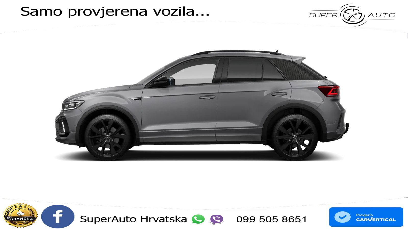 Volkswagen T-Roc 2.0 TSI (190 KS) 4M DSG R-Line LED+GR SJED+ACC
