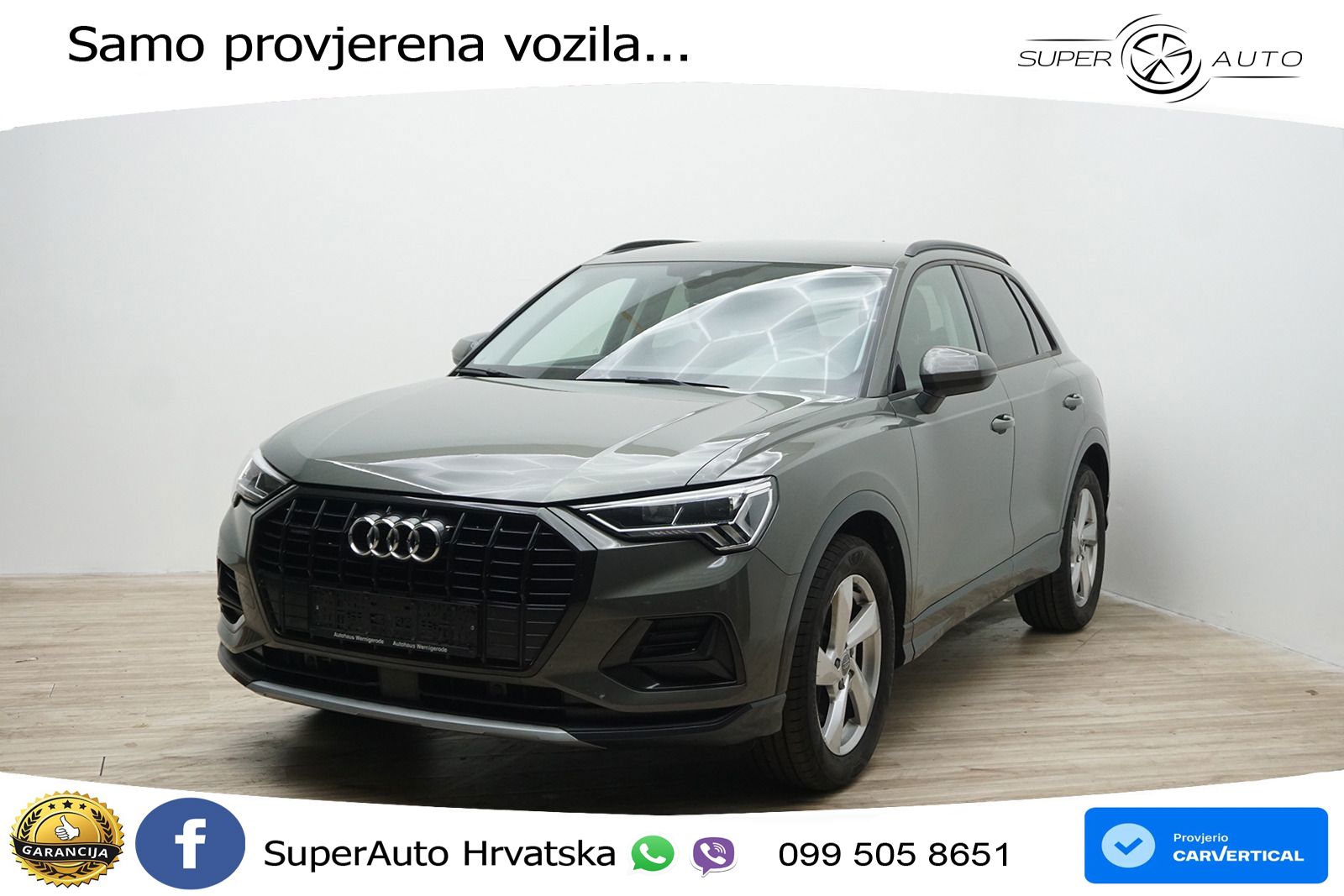 Audi Q3 40 TFSI (190 KS) quattro S tronic advanced LED+GR SJED+ACC