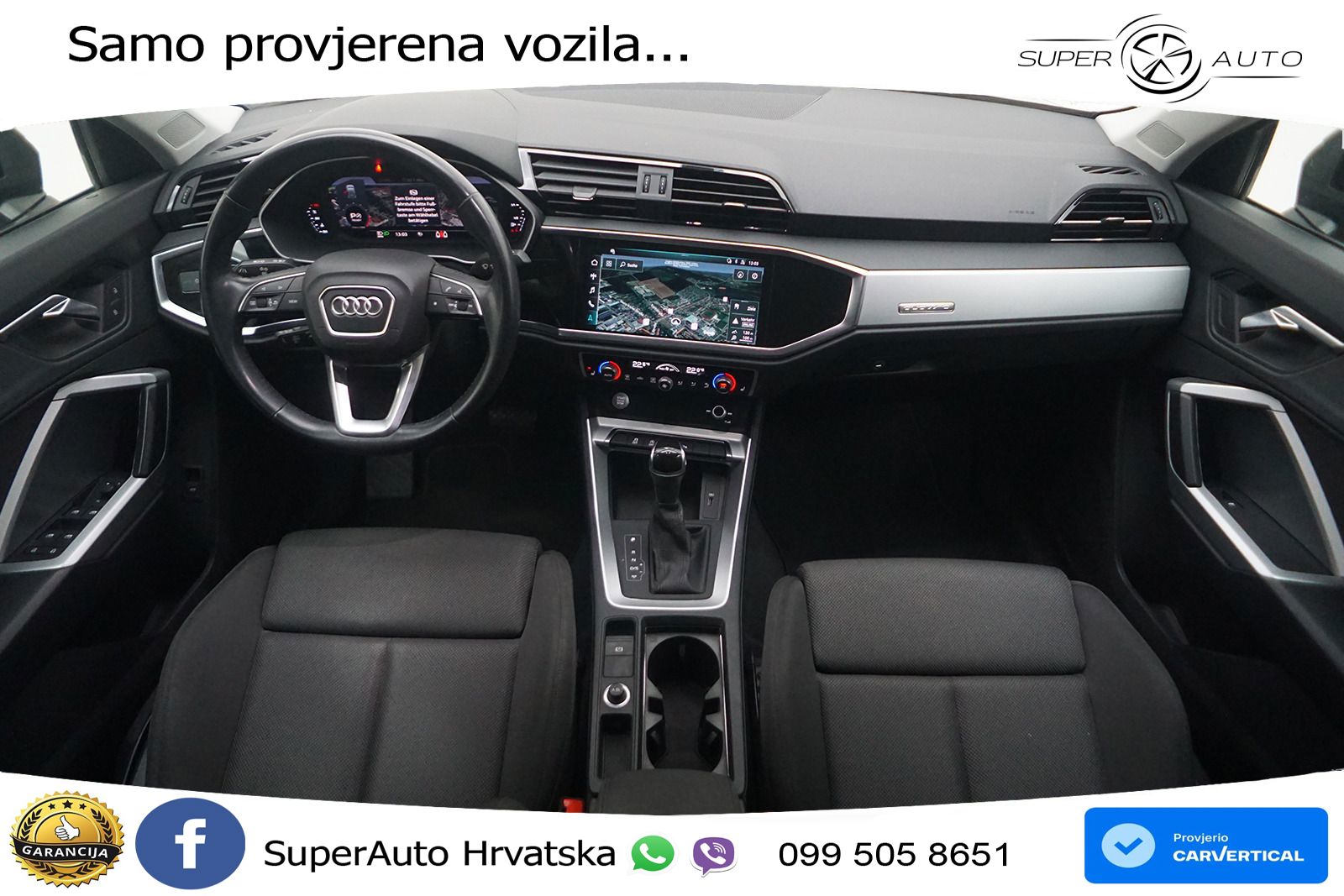 Audi Q3 40 TFSI (190 KS) quattro S tronic advanced LED+GR SJED+ACC