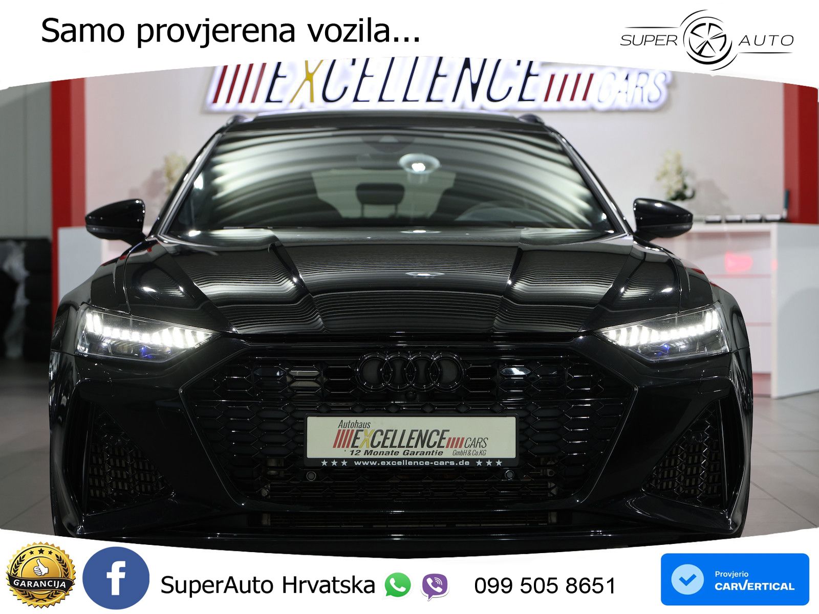 Audi RS6 Avant 4.0 TFSI V8 (600 KS) quattro Tiptronic