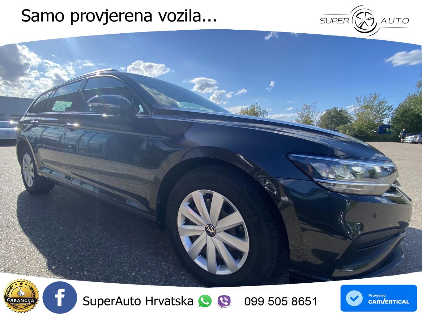 Volkswagen Passat Variant 2.0 TDI (122 KS) DSG LED+GR SJED+ACC