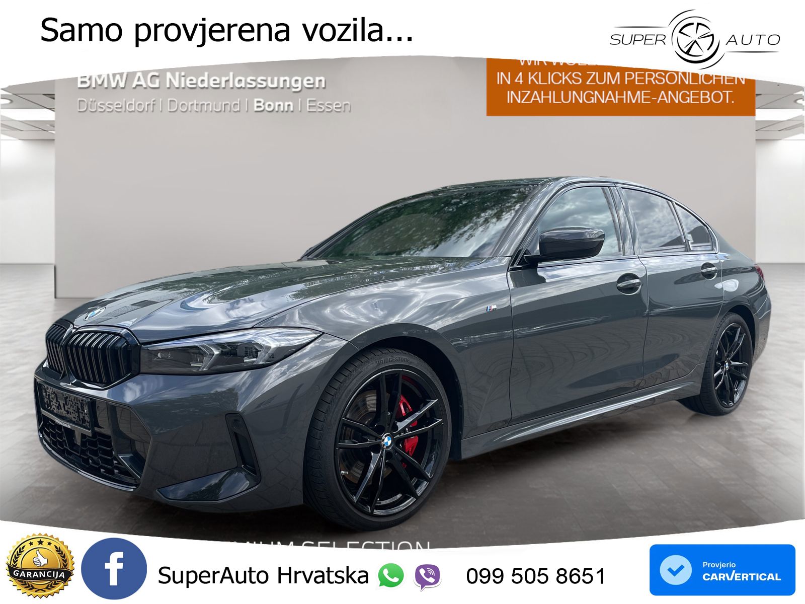 BMW 320i (184 KS) Steptronic M Sport LED+GR SJED+ACC
