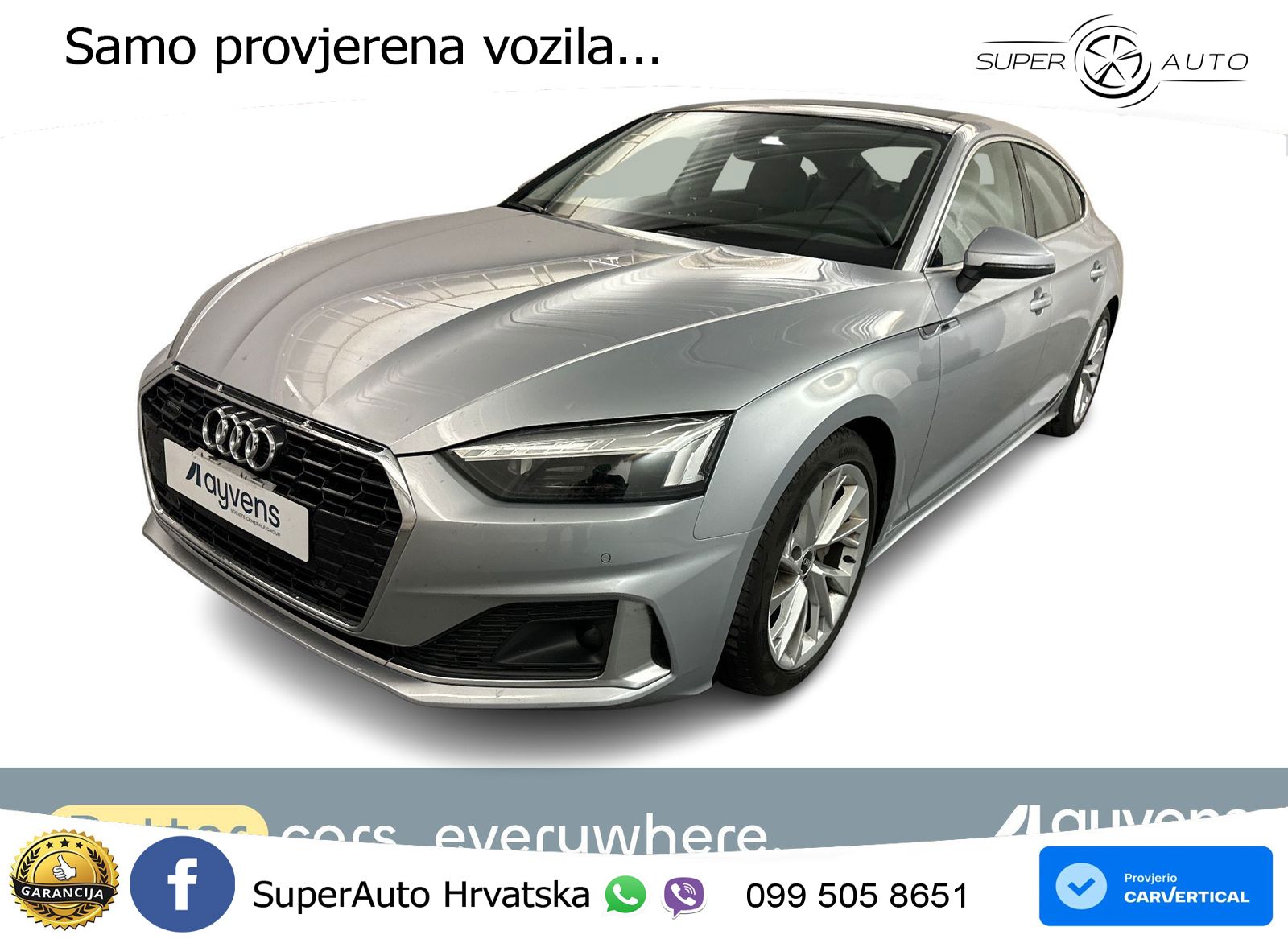 Audi A5 Sportback 40 TDI (204 KS) quattro S tronic advanced MATRIX+GR SJED+KAM