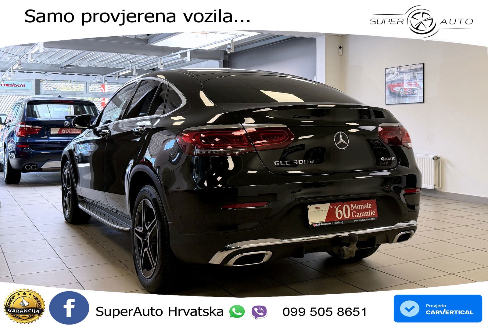 Mercedes GLC Coupe 300d (245 KS) 4MATIC G-TRONIC AMG LED+GR SJED+ACC