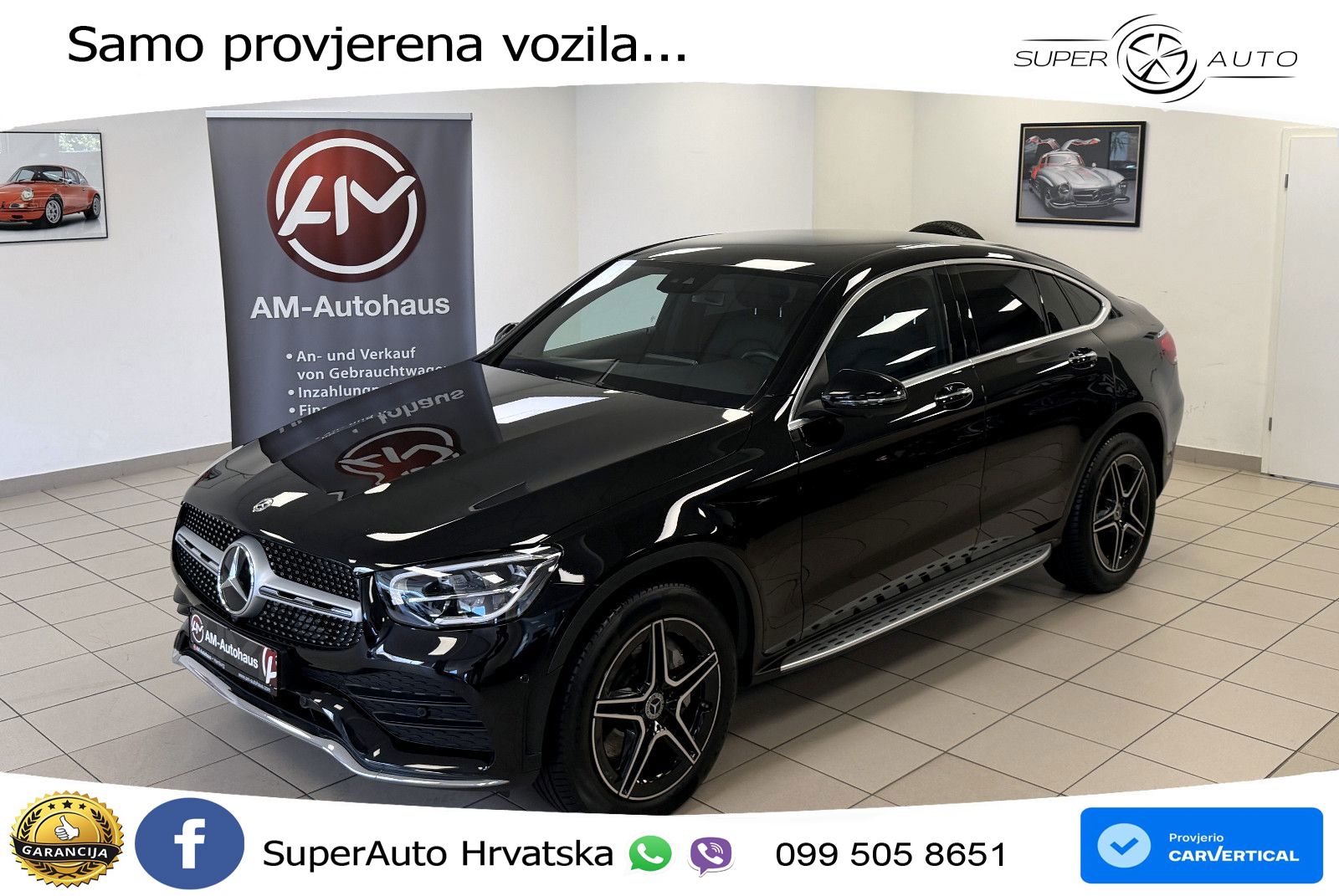 Mercedes GLC Coupe 300d (245 KS) 4MATIC G-TRONIC AMG LED+GR SJED+ACC