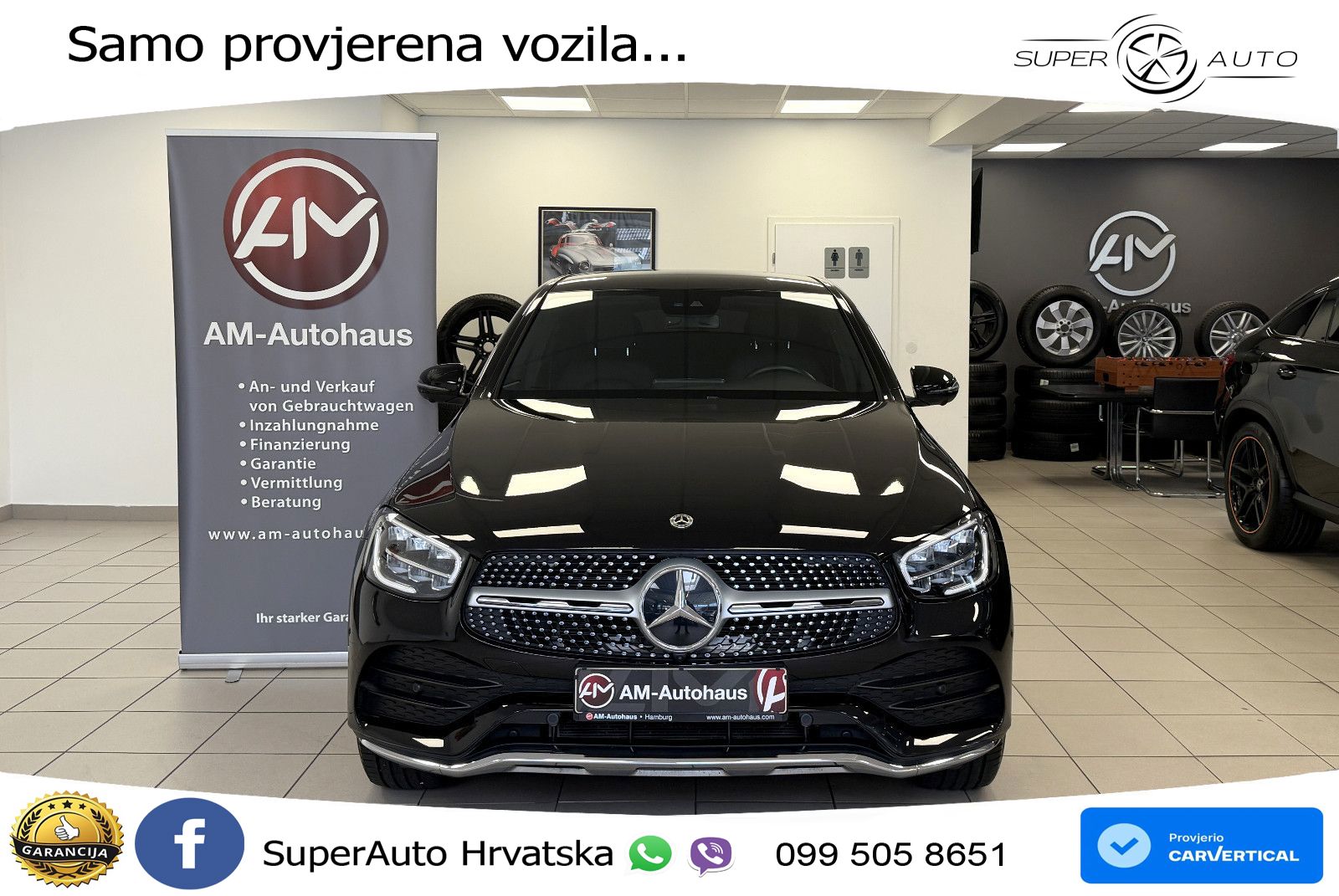 Mercedes GLC Coupe 300d (245 KS) 4MATIC G-TRONIC AMG LED+GR SJED+ACC