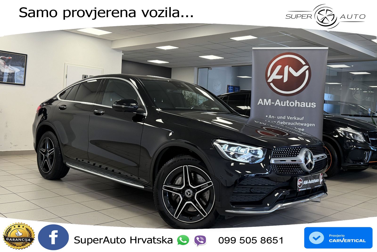 Mercedes GLC Coupe 300d (245 KS) 4MATIC G-TRONIC AMG LED+GR SJED+ACC