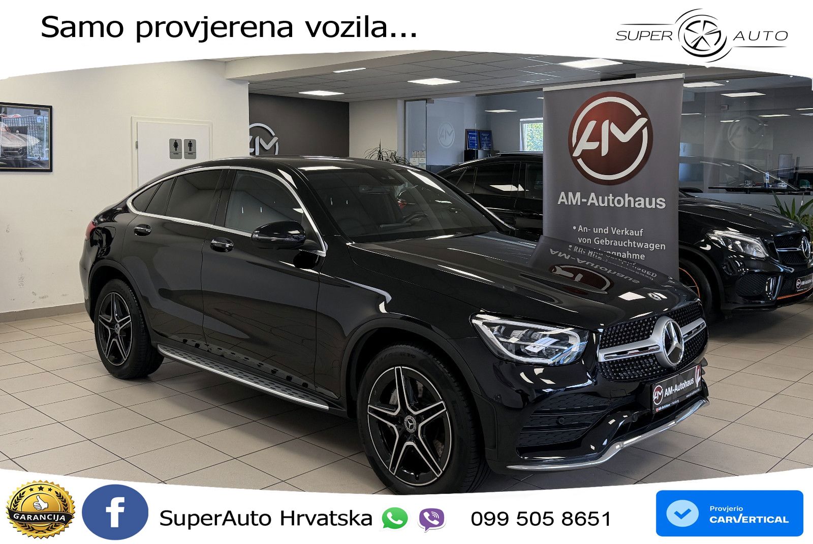 Mercedes GLC Coupe 300d (245 KS) 4MATIC G-TRONIC AMG LED+GR SJED+ACC