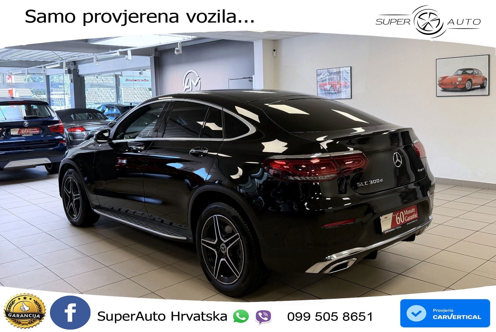 Mercedes GLC Coupe 300d (245 KS) 4MATIC G-TRONIC AMG LED+GR SJED+ACC