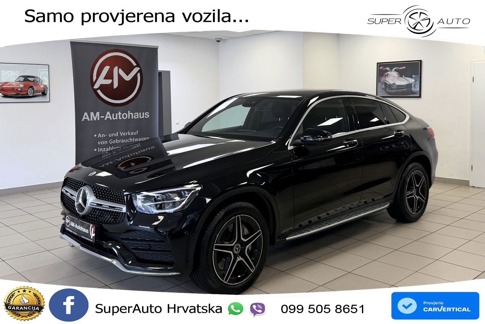 Mercedes GLC Coupe 300d (245 KS) 4MATIC G-TRONIC AMG LED+GR SJED+ACC
