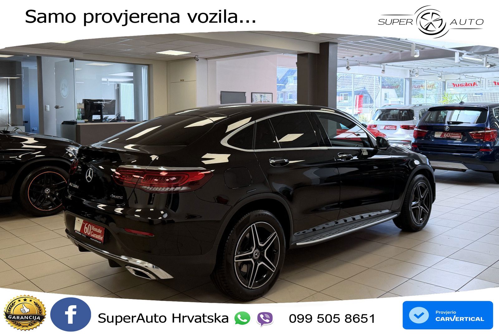 Mercedes GLC Coupe 300d (245 KS) 4MATIC G-TRONIC AMG LED+GR SJED+ACC