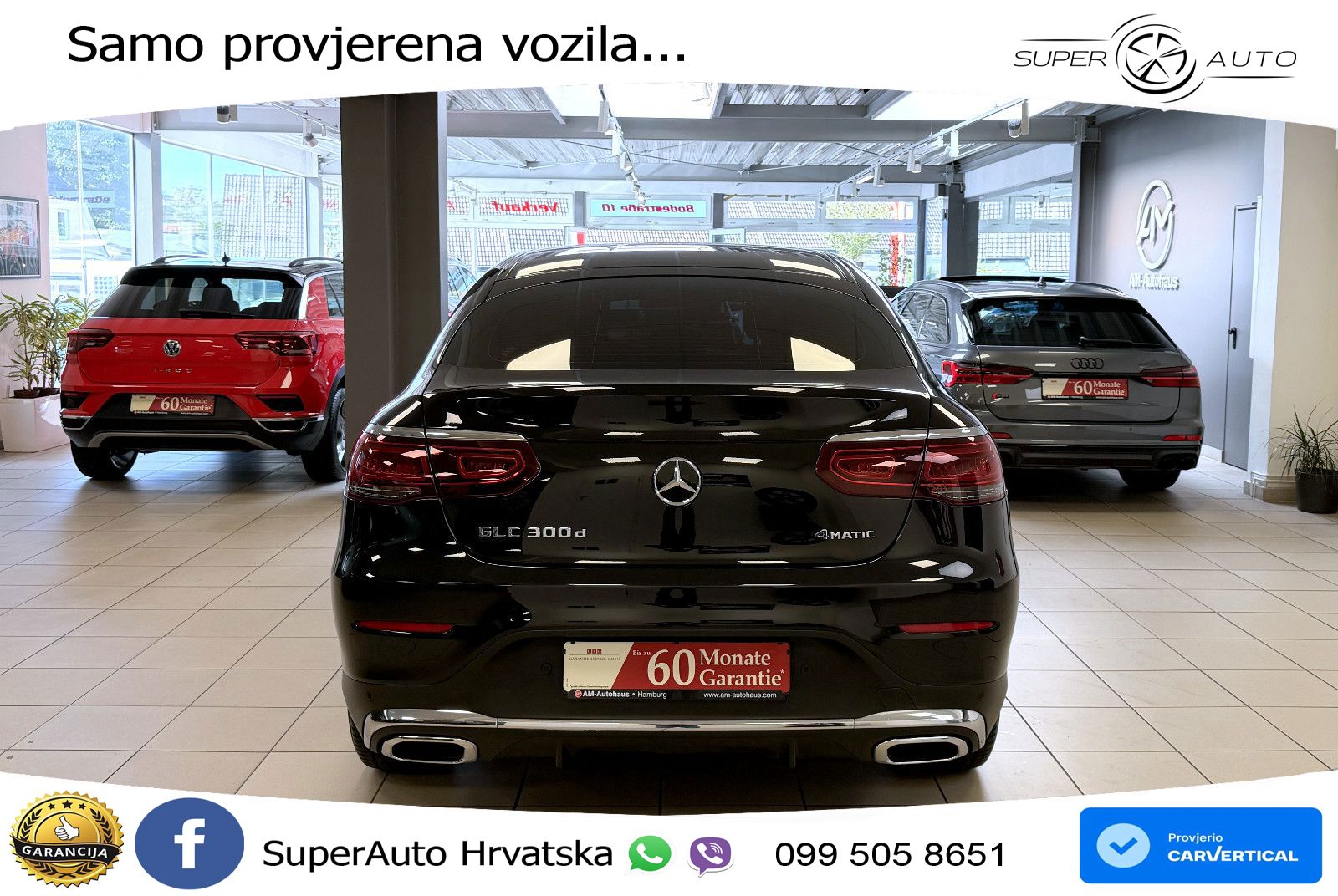 Mercedes GLC Coupe 300d (245 KS) 4MATIC G-TRONIC AMG LED+GR SJED+ACC