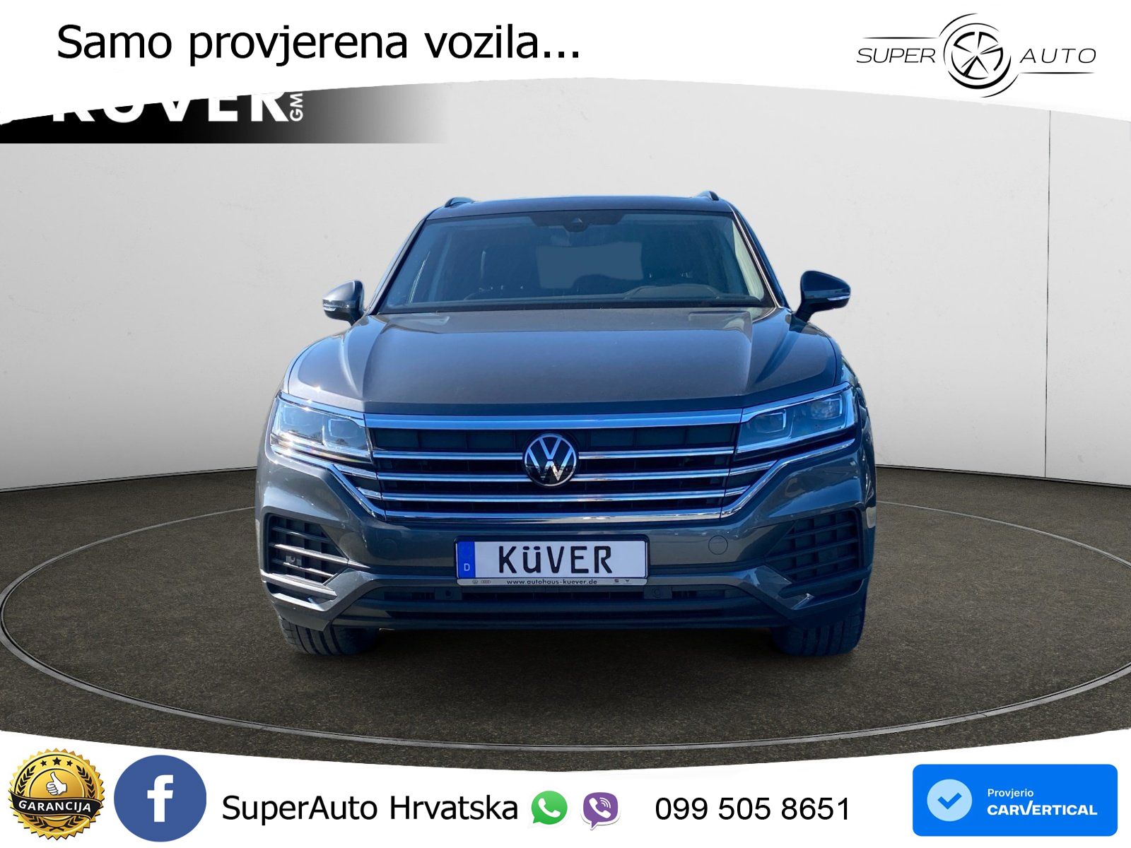 Volkswagen Touareg 3.0 V6 TDI (286 KS) 4MOTION Tiptronic ZRAČNI+ACC+GR SJED+KAM+PANO