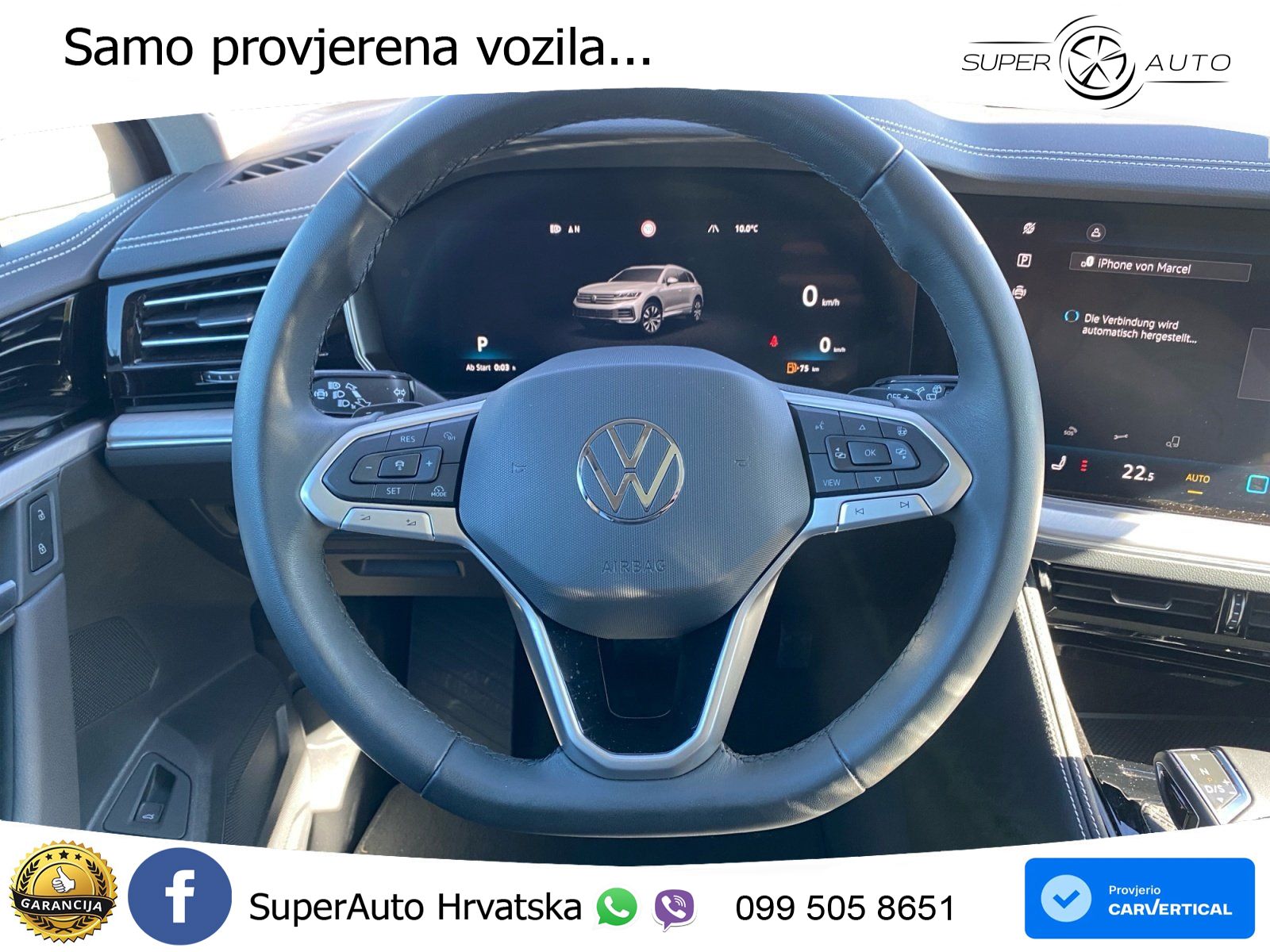 Volkswagen Touareg 3.0 V6 TDI (286 KS) 4MOTION Tiptronic ZRAČNI+ACC+GR SJED+KAM+PANO