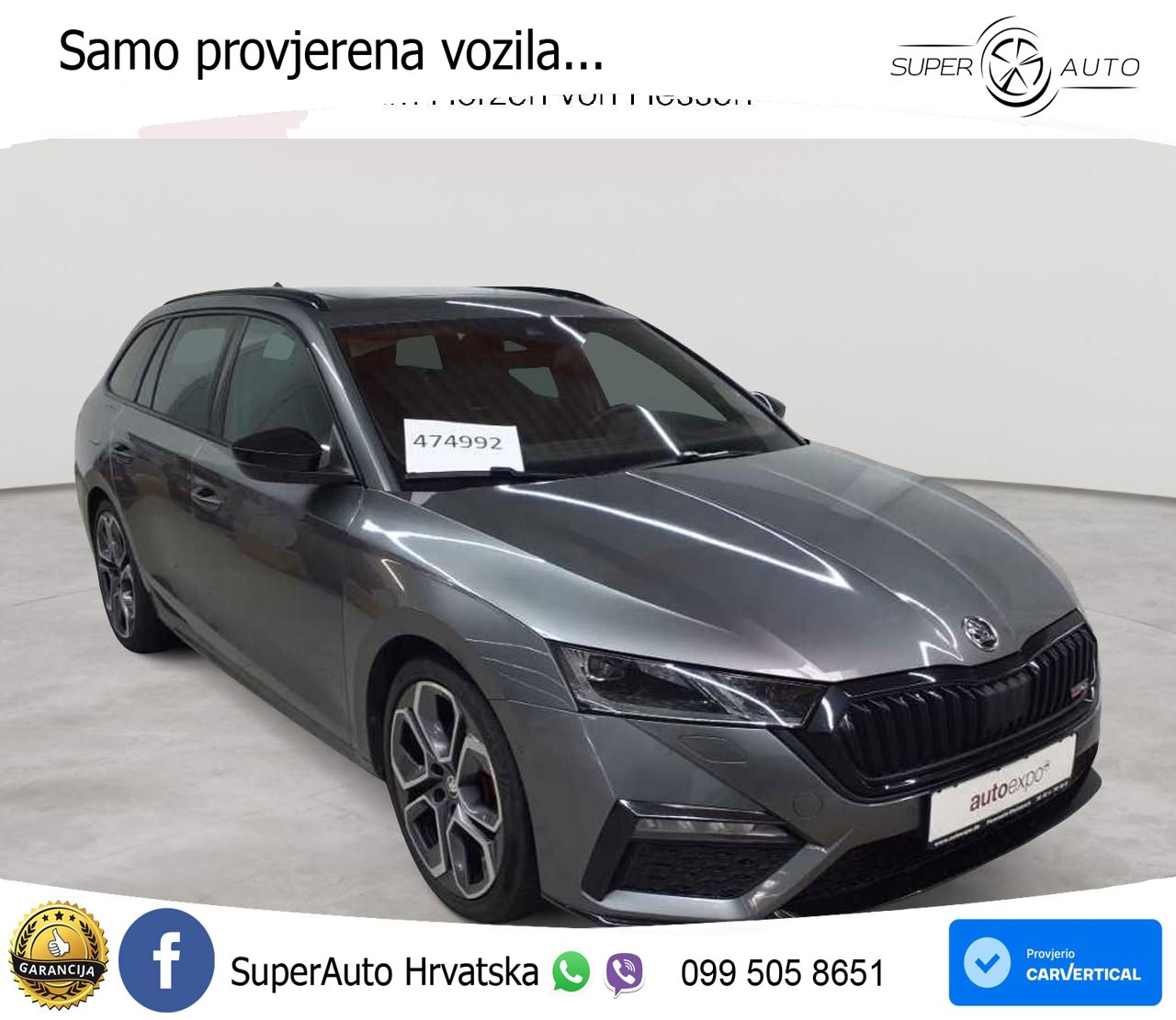 Škoda Octavia Combi RS 2.0 TDI (200 KS) 4x4 DSG