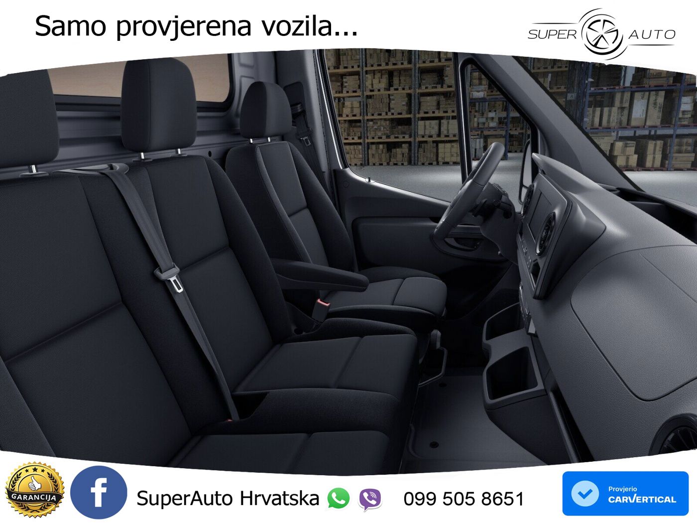 Mercedes-Benz Sprinter 319 CDI Kasten lang AHK+HOLZB+LED+MBUX+ 190 KS