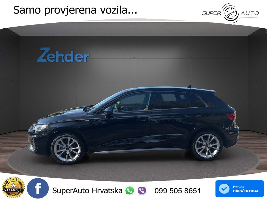 Audi A3 40 TFSI (204 KS) quattro S tronic S line MATRIX+GR SJED+KAM